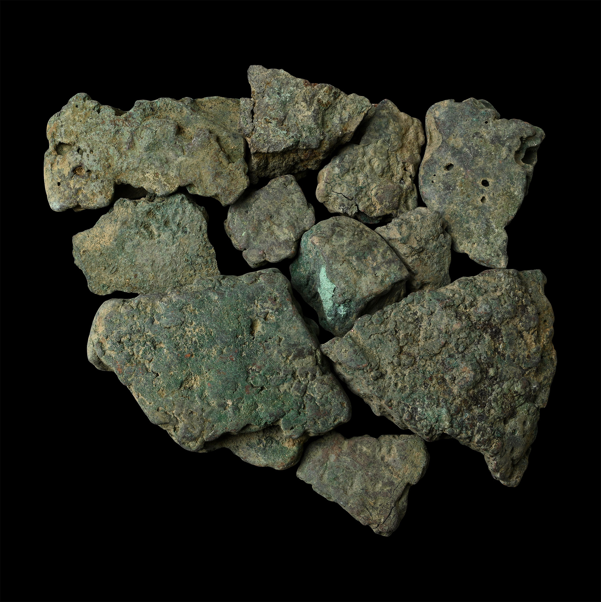Bronze Age Smith's 'Pancake Ingot' Fragment Group