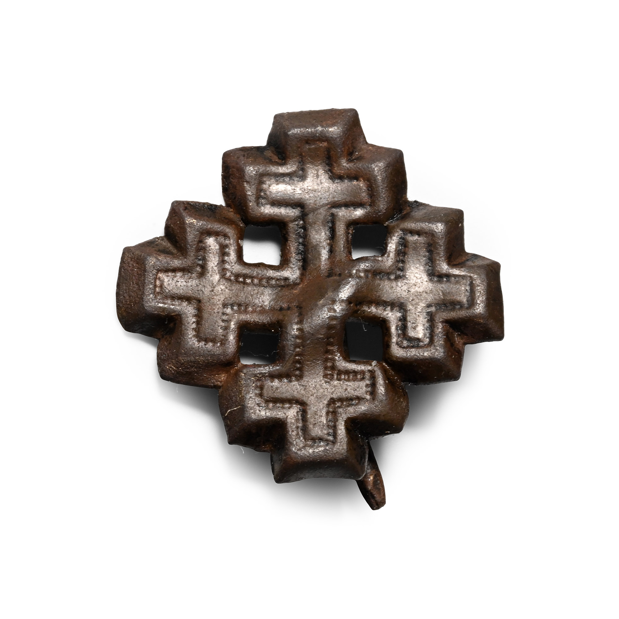 Medieval Bronze Knight's Holy Sepulchre Badge