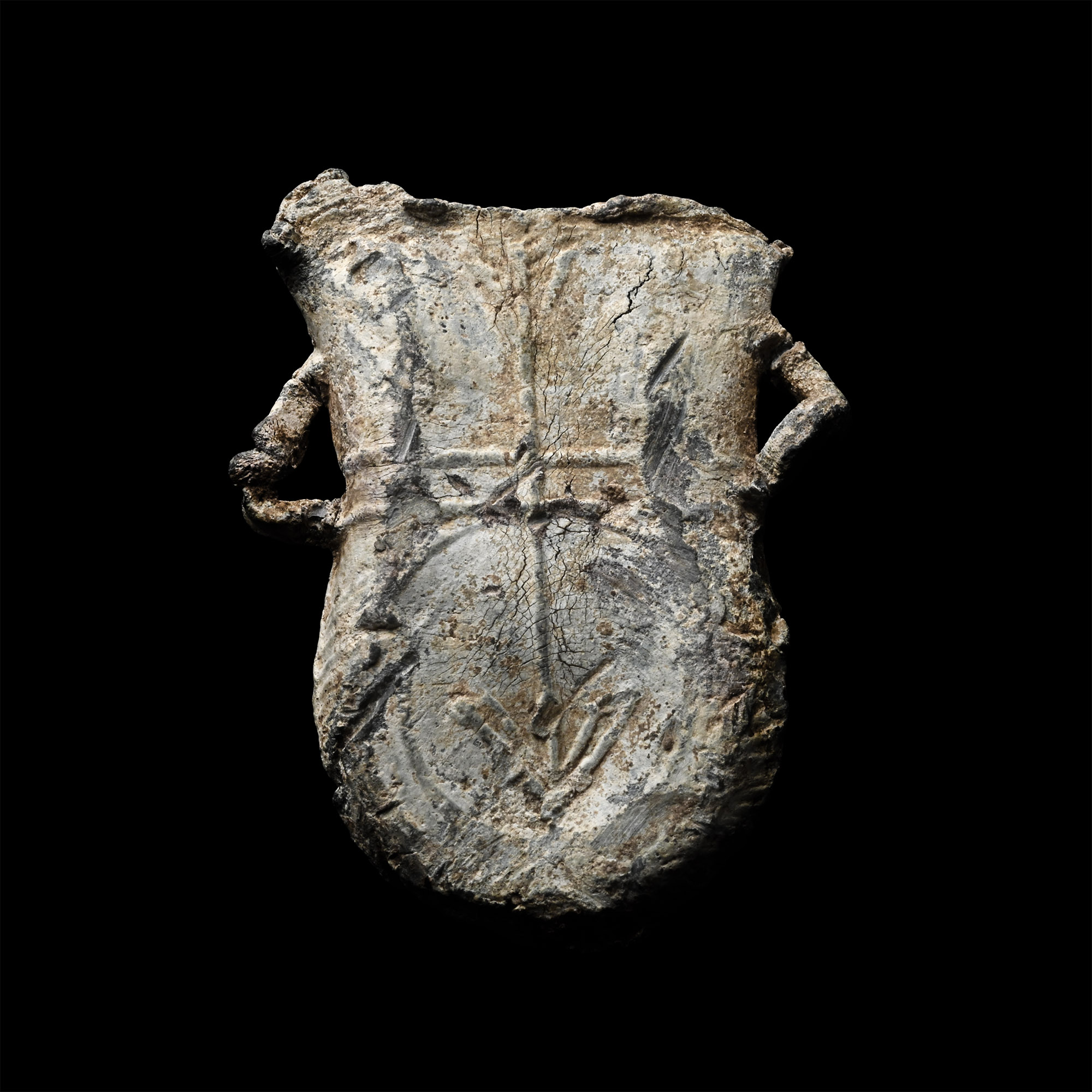 Medieval Lead Walsingham Pilgrim's Holy Water Ampulla