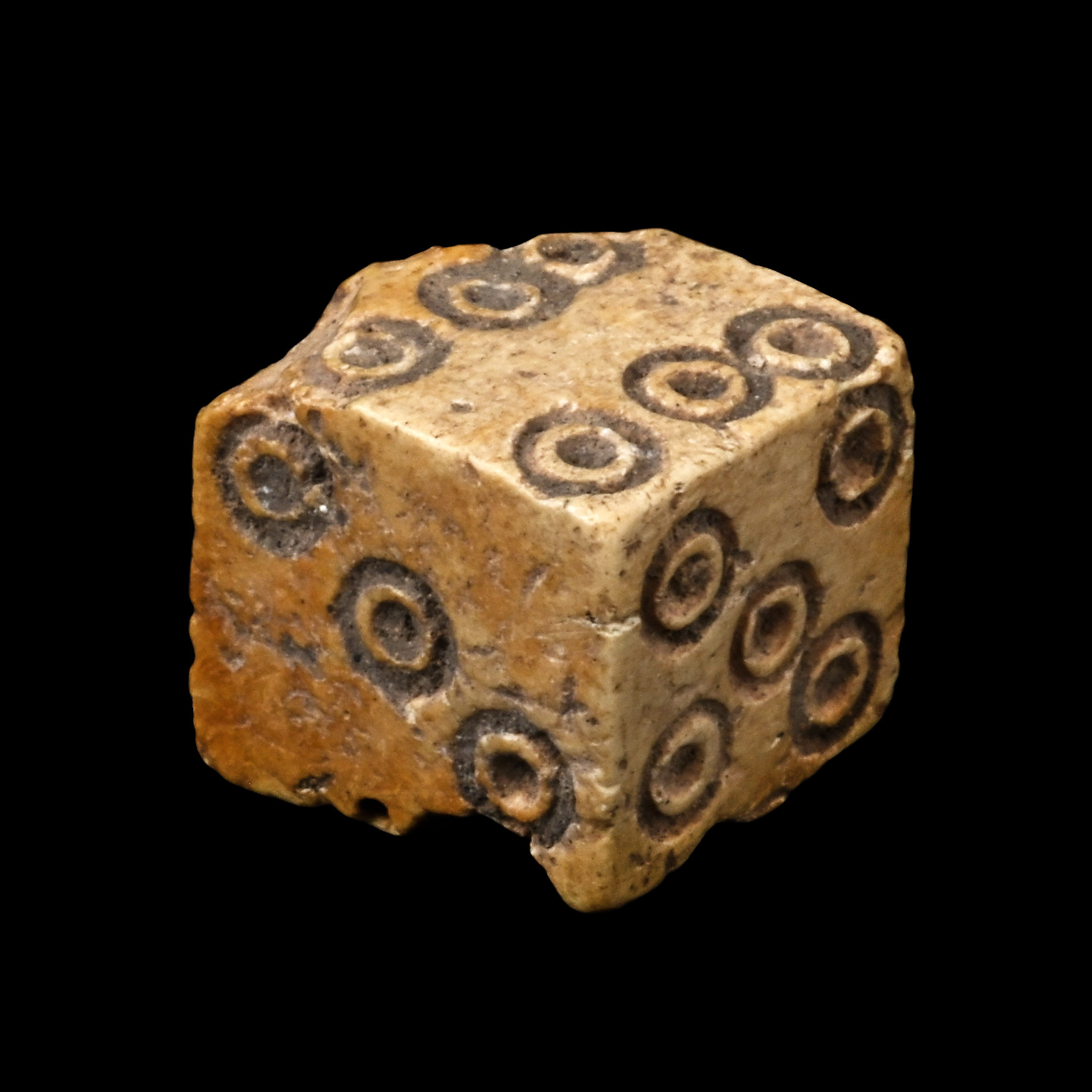 Roman Bone Gaming Die
