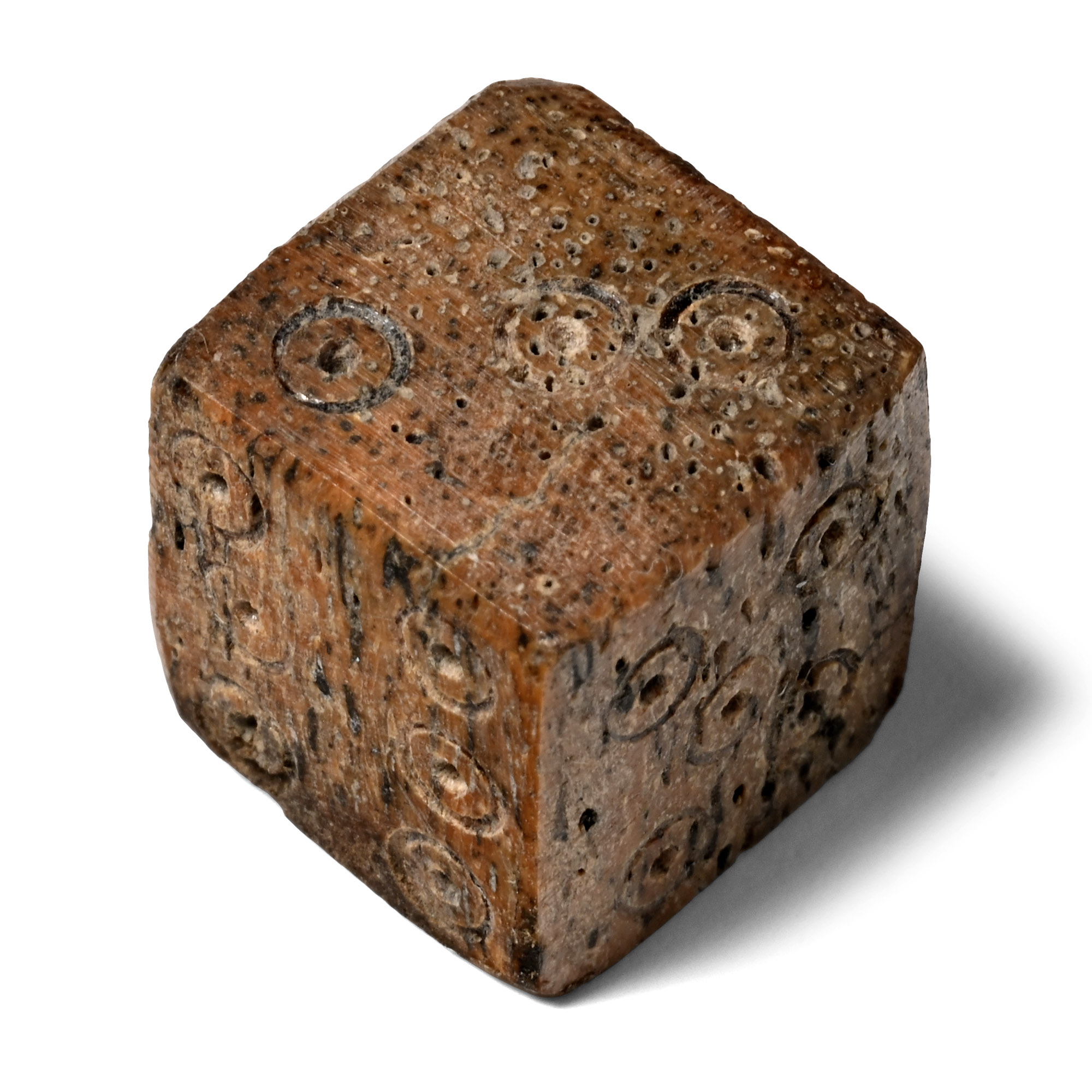 Roman Bone Gaming Die