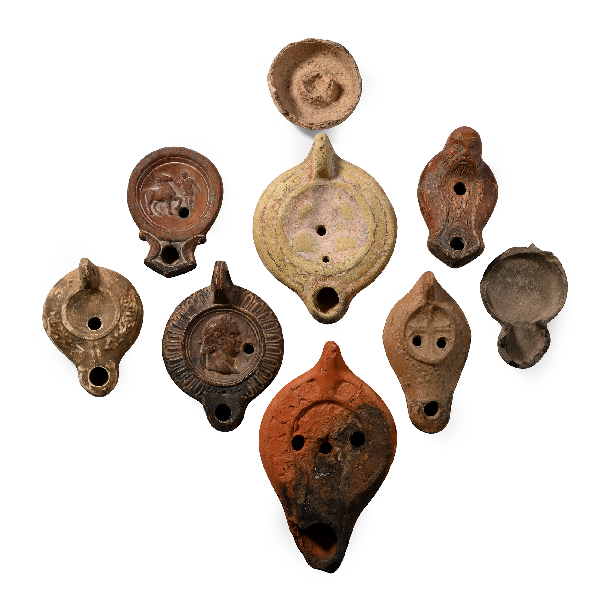 Roman and Later Terracotta Oil Lamp Collection