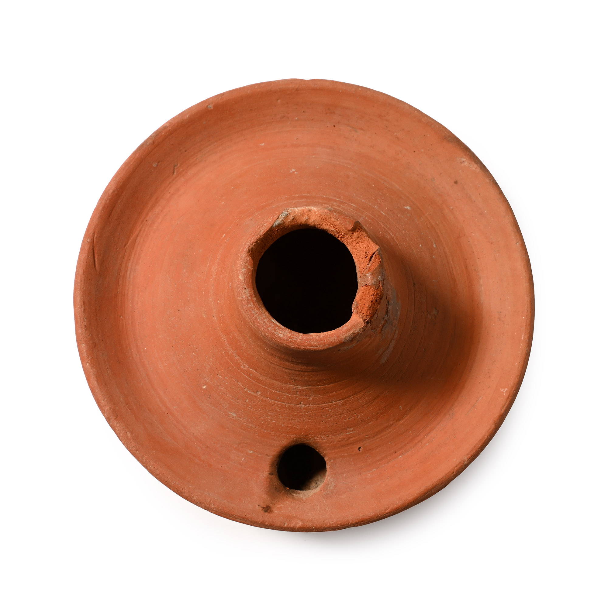 Byzantine Terracotta Discoid Oil Lamp