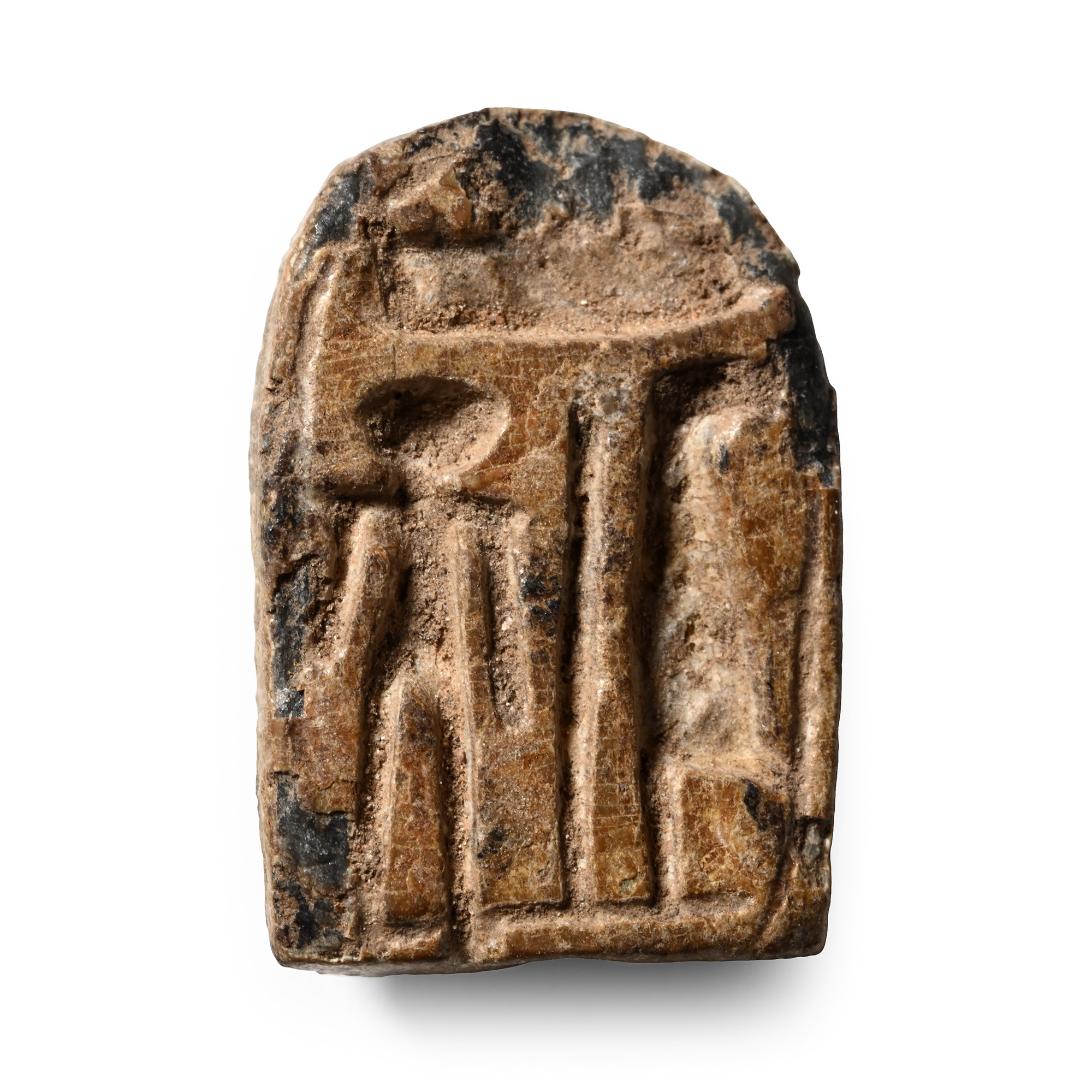 Egyptian Steatite Tilapia Fish Plaque Amulet