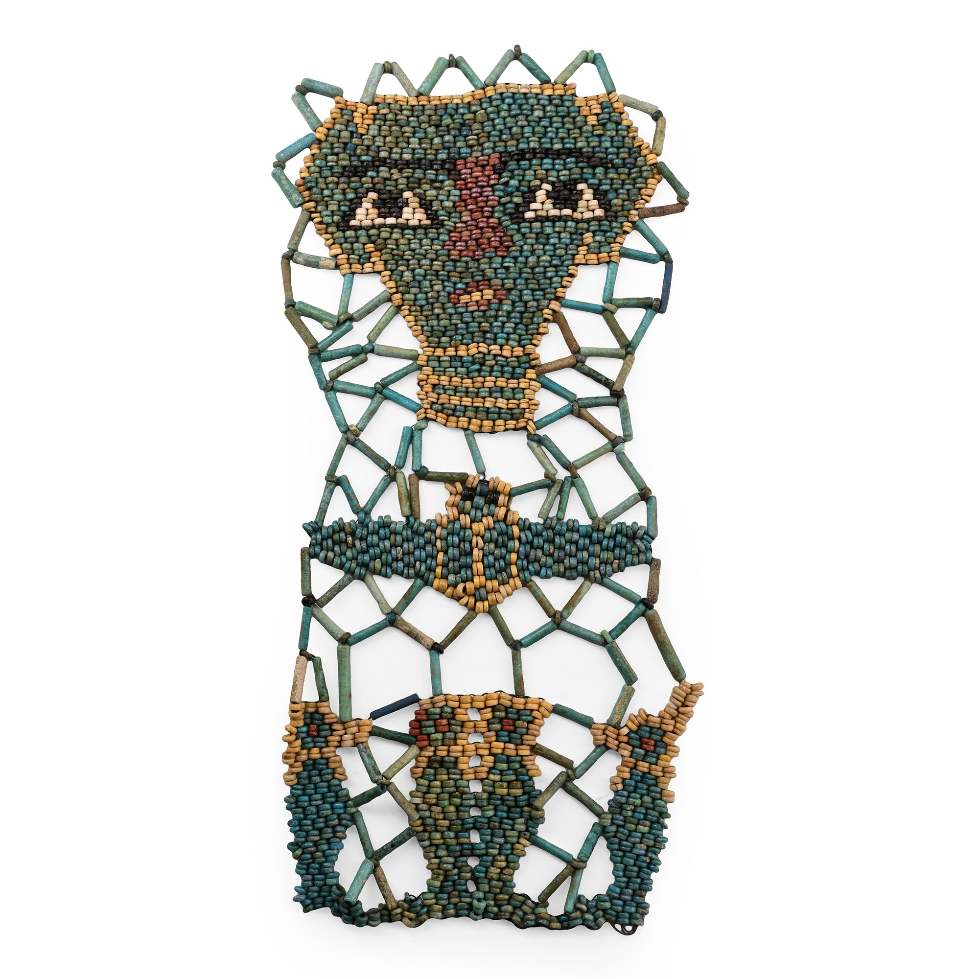Egyptian Faience Mummy Bead Mask