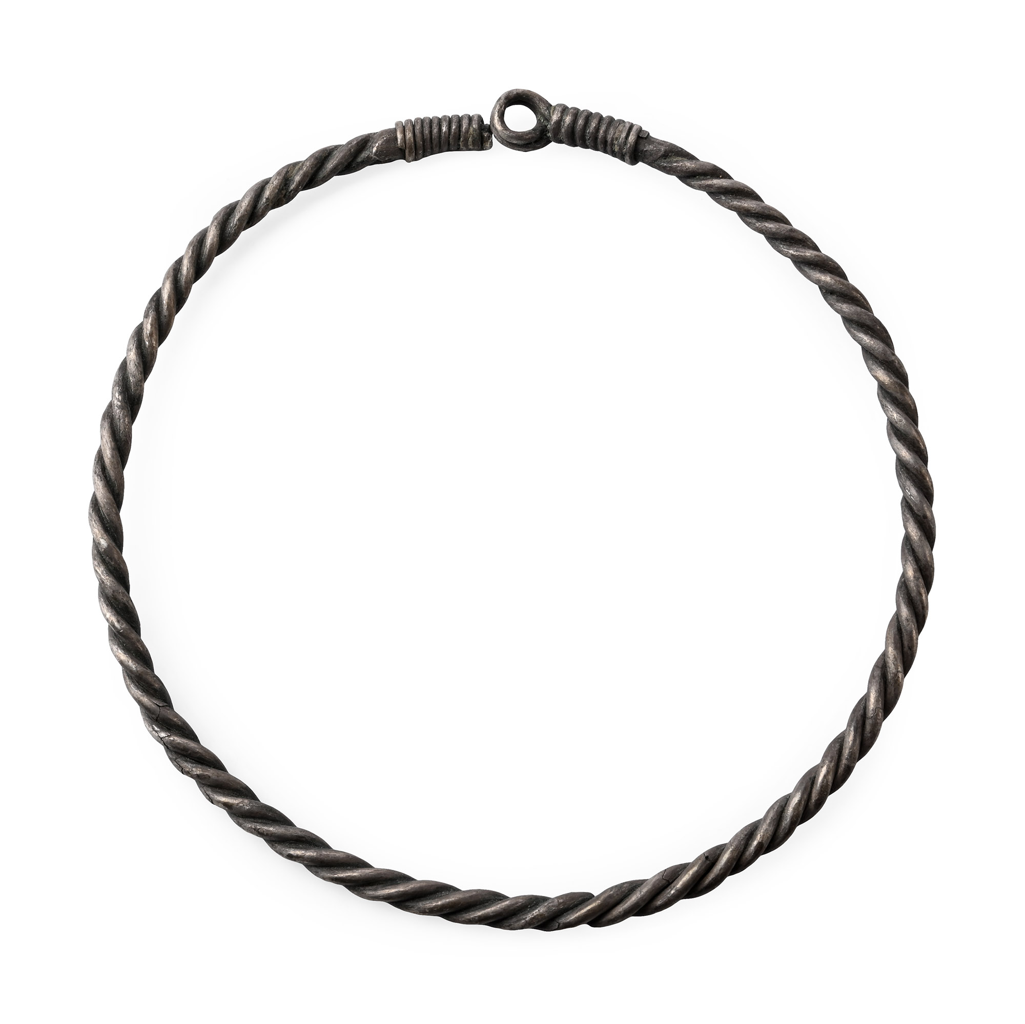 Viking Age Silver Twisted Troc