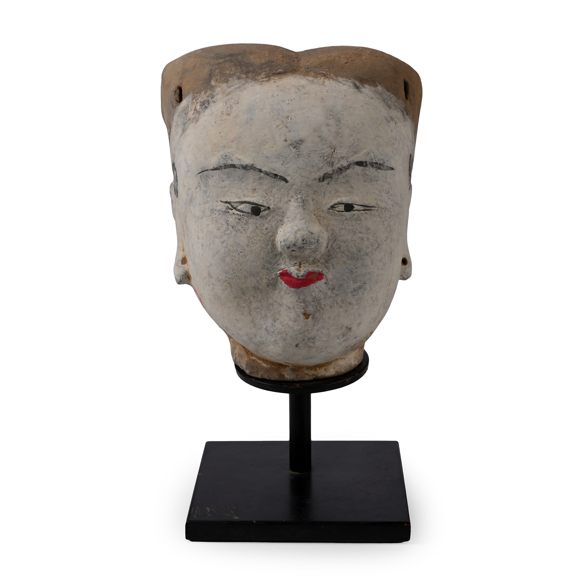 Chinese Han Terracotta Female Head