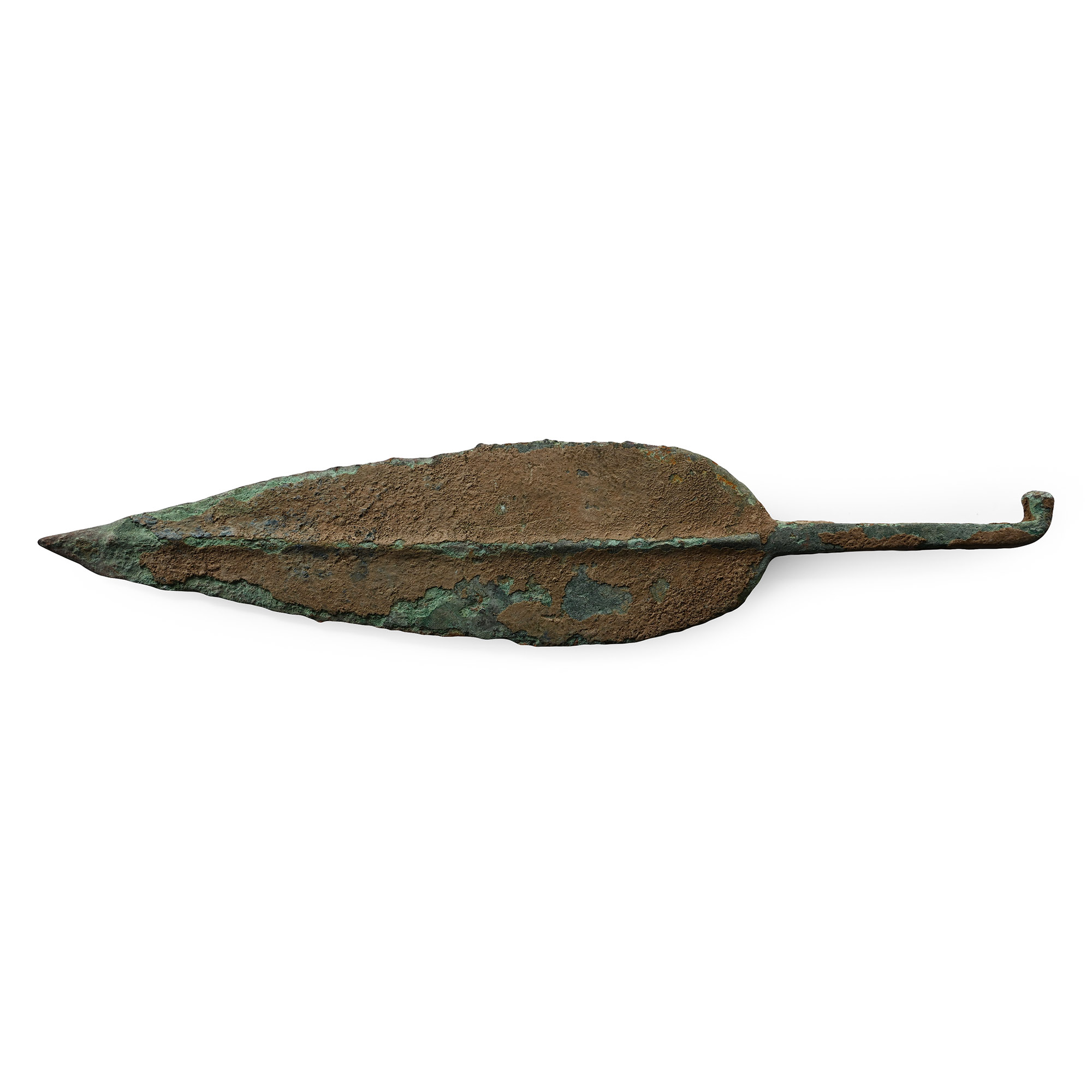 Luristan Bronze Tanged Spearhead