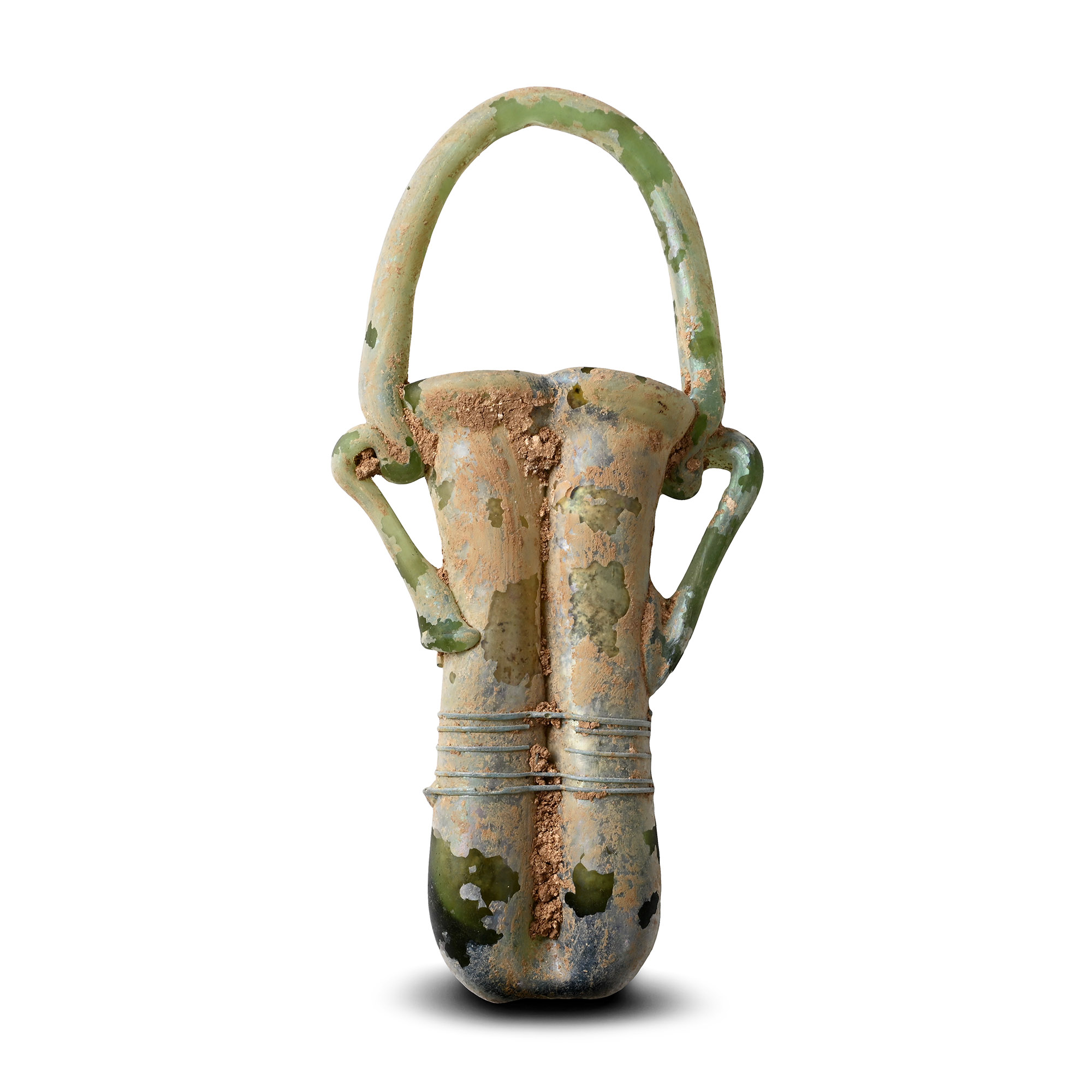Roman Glass Double Unguentarium