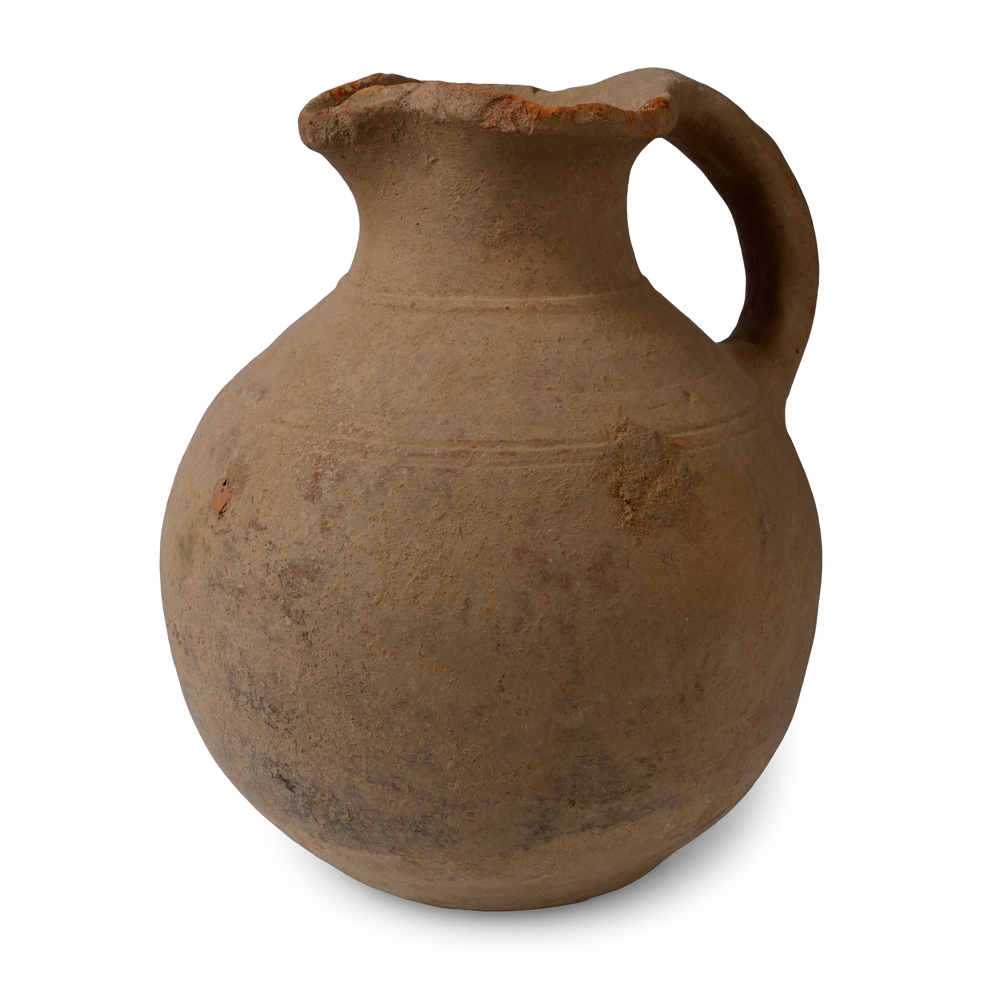 Western Asiatic Terracotta Jug with Trefoil Mouth