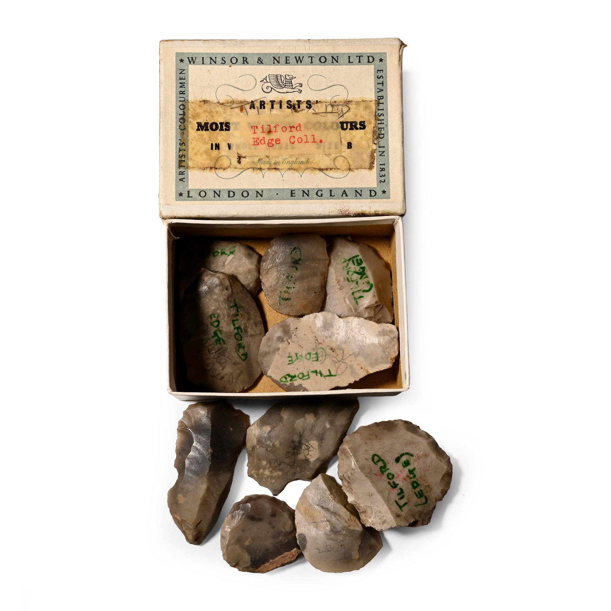 Farnham Stone Age Flint Scraper Collection