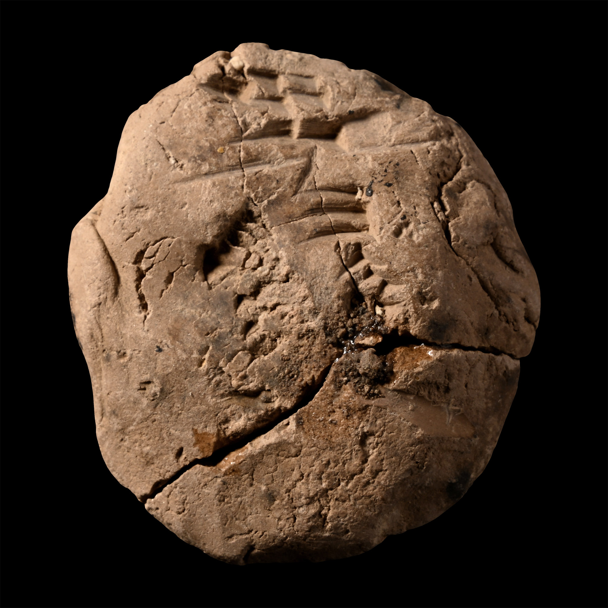 Old Babylonian Cuneiform School Exercise Tablet