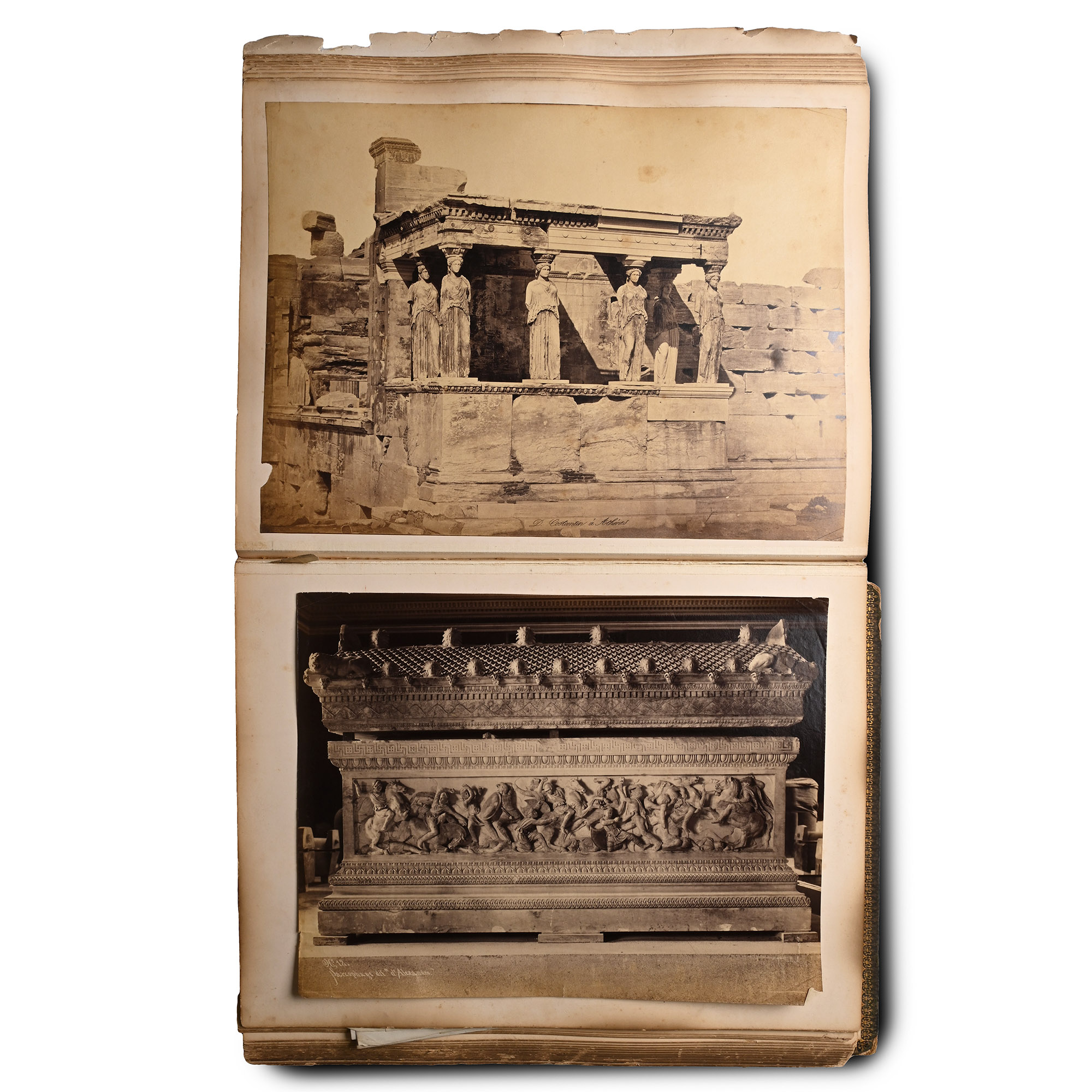 Album of 19th Century Grand Tour Prints Including the Medici Tombs in Florence
