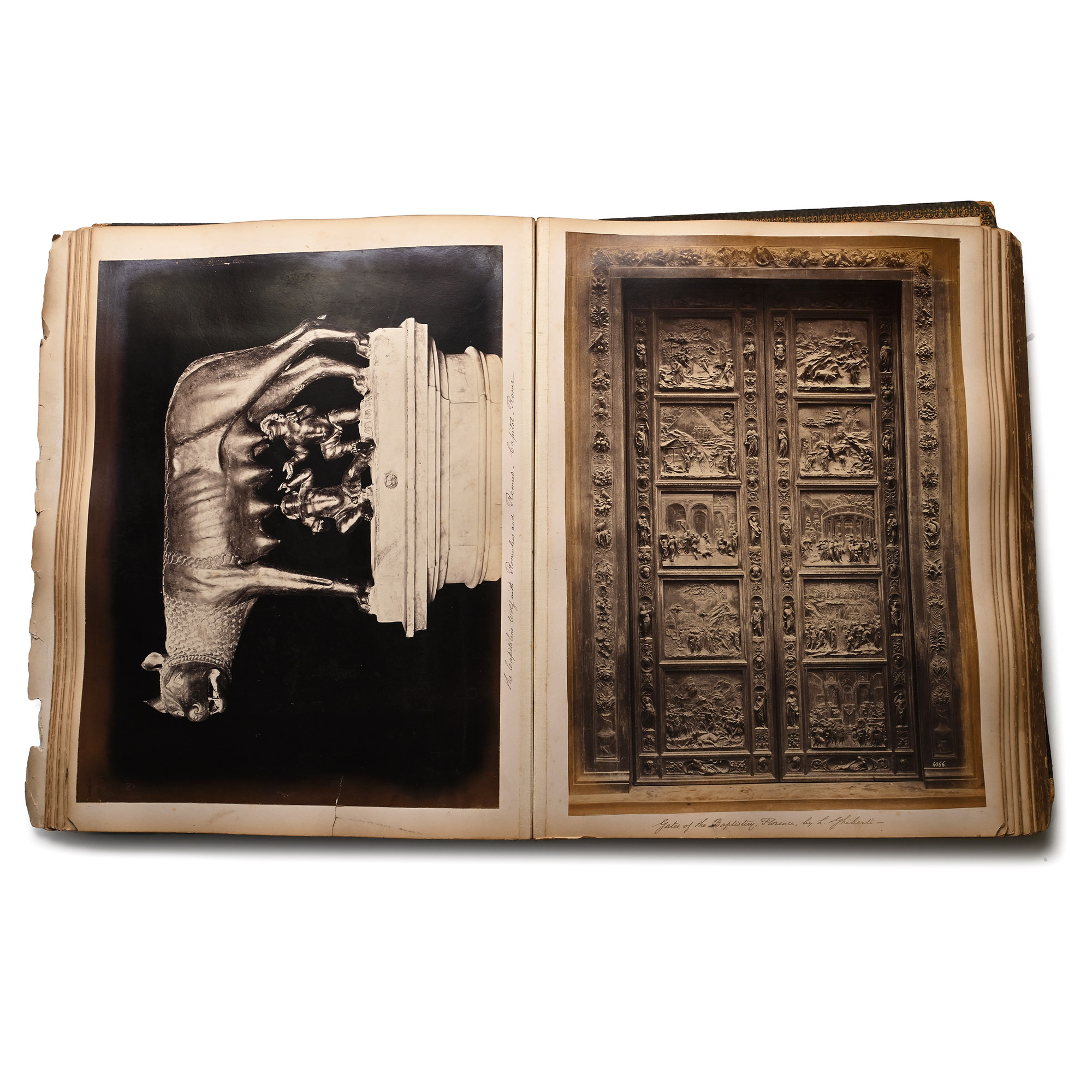 Album of 19th Century Grand Tour Prints Including the Medici Tombs in Florence