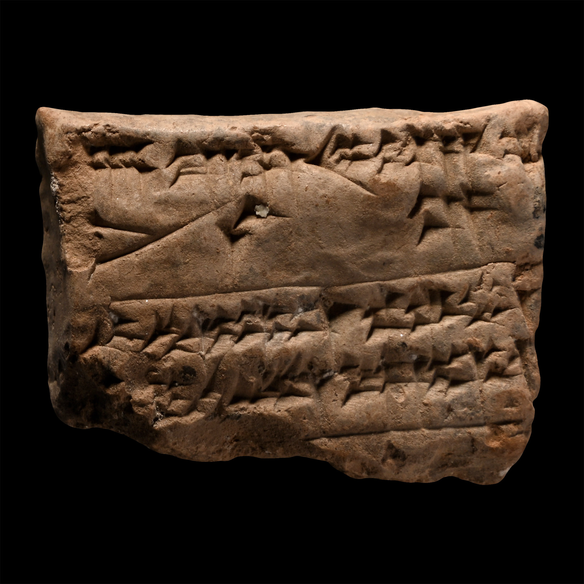 Old Babylonian Terracotta Cuneiform Tablet Fragment for Sale of Items