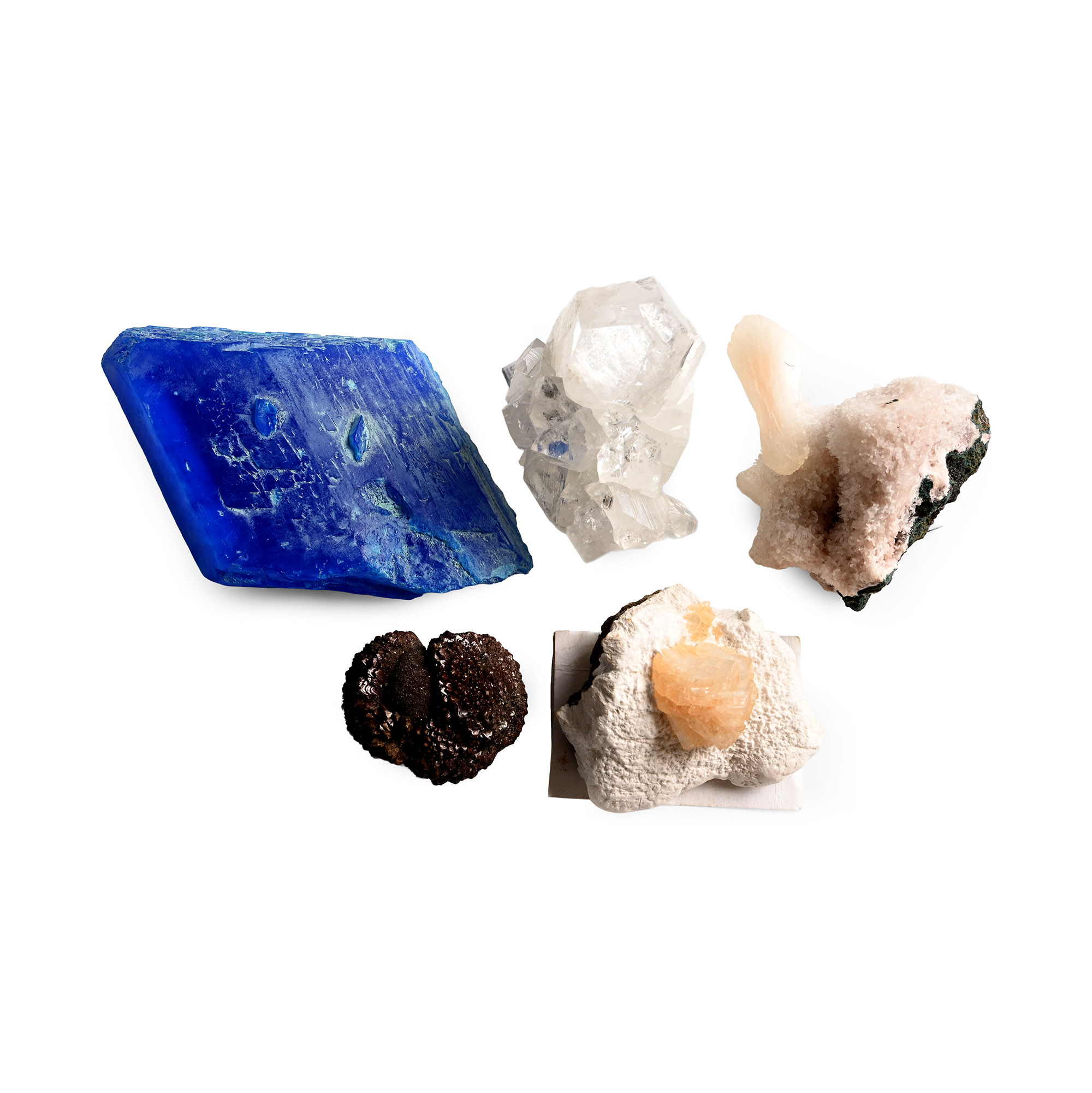 Mixed India and USA Crystal and Mineral Specimen Group