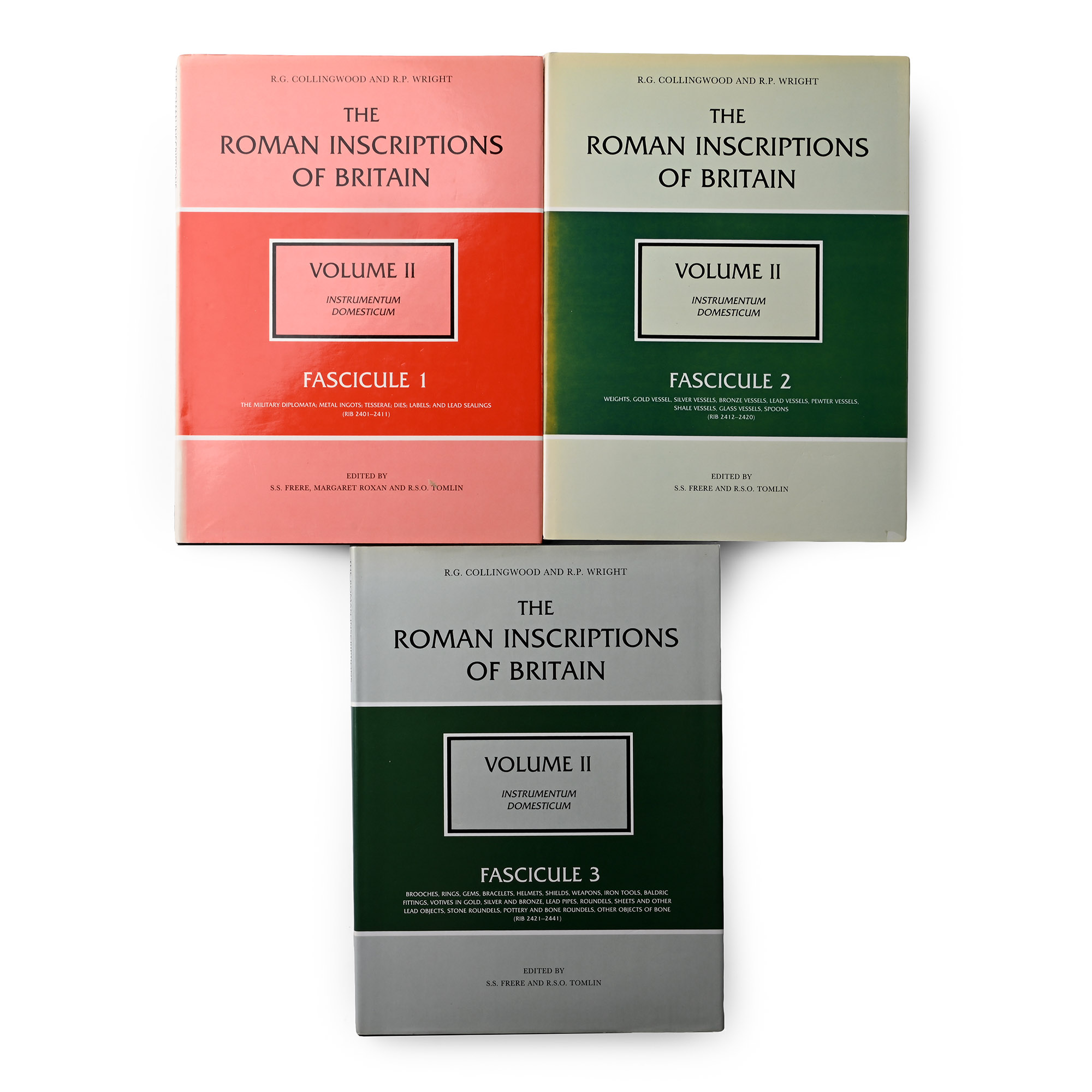 The Roman Inscriptions of Britain, Fascicule 1, 2 & 3 - 3 Titles