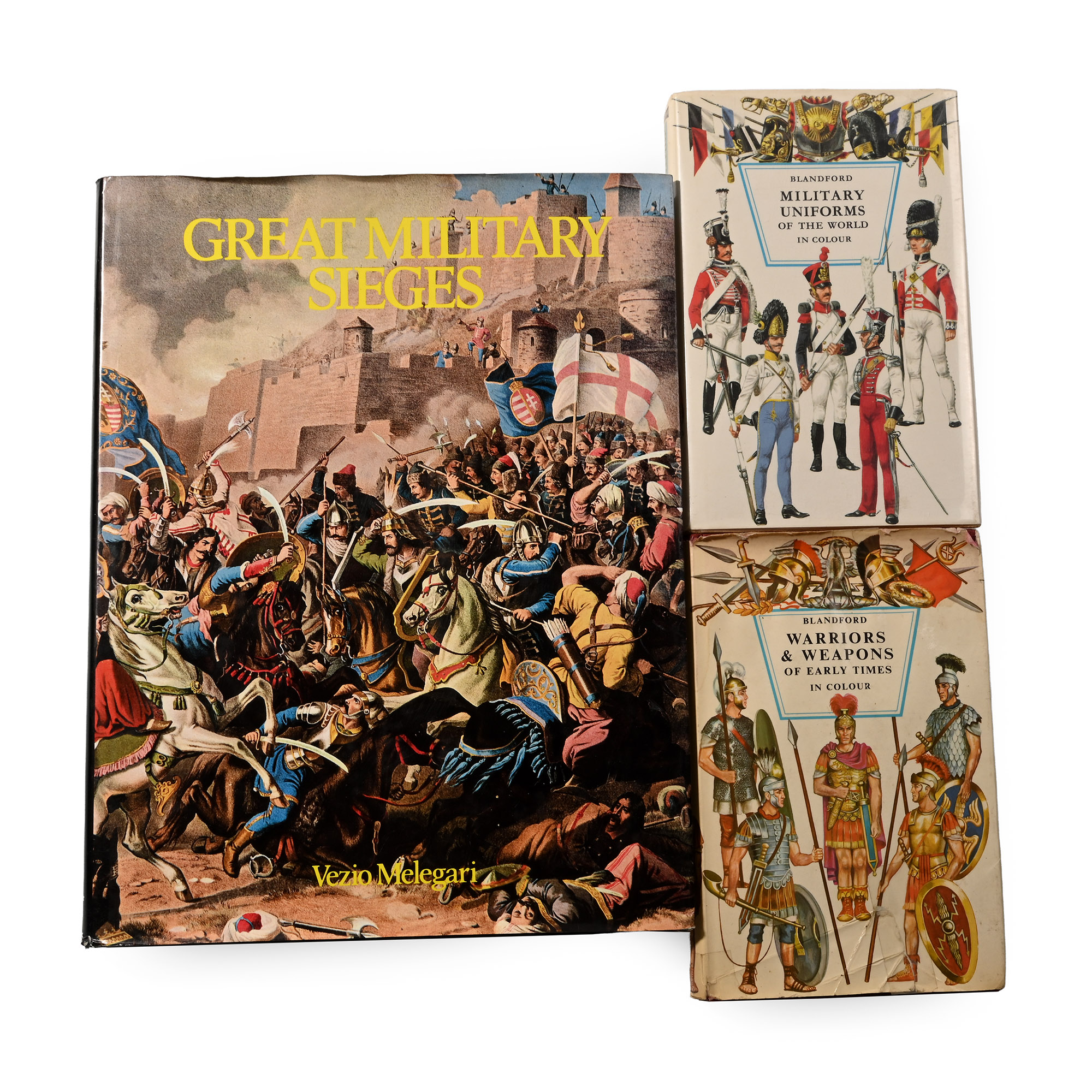 Books on Warriors, Sieges, Military Uniforms, and Weapons - 3 Titles