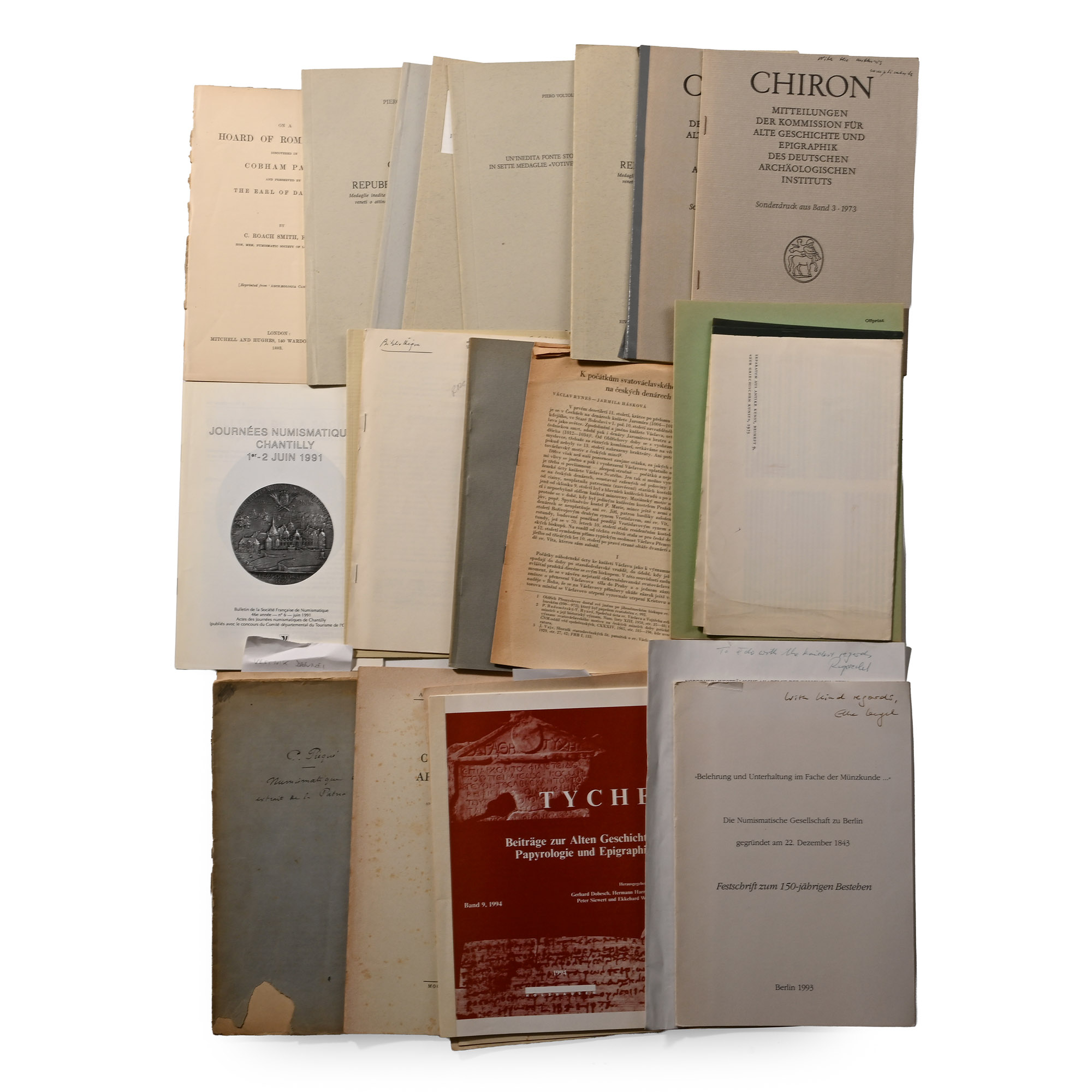 Old Numismatic Coin Literature and Catalogue Group - 24 Titles