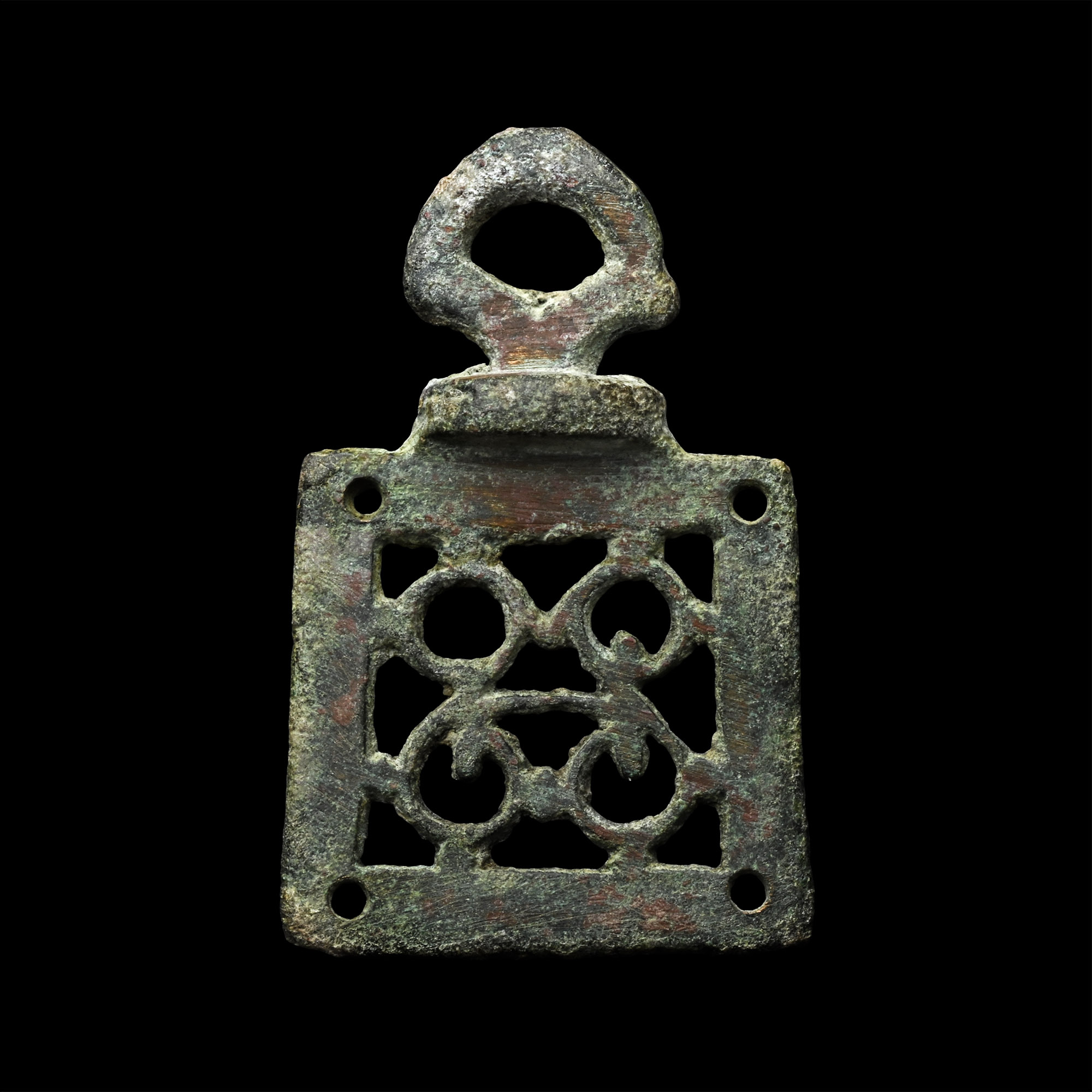 Roman Bronze Openwork Mount