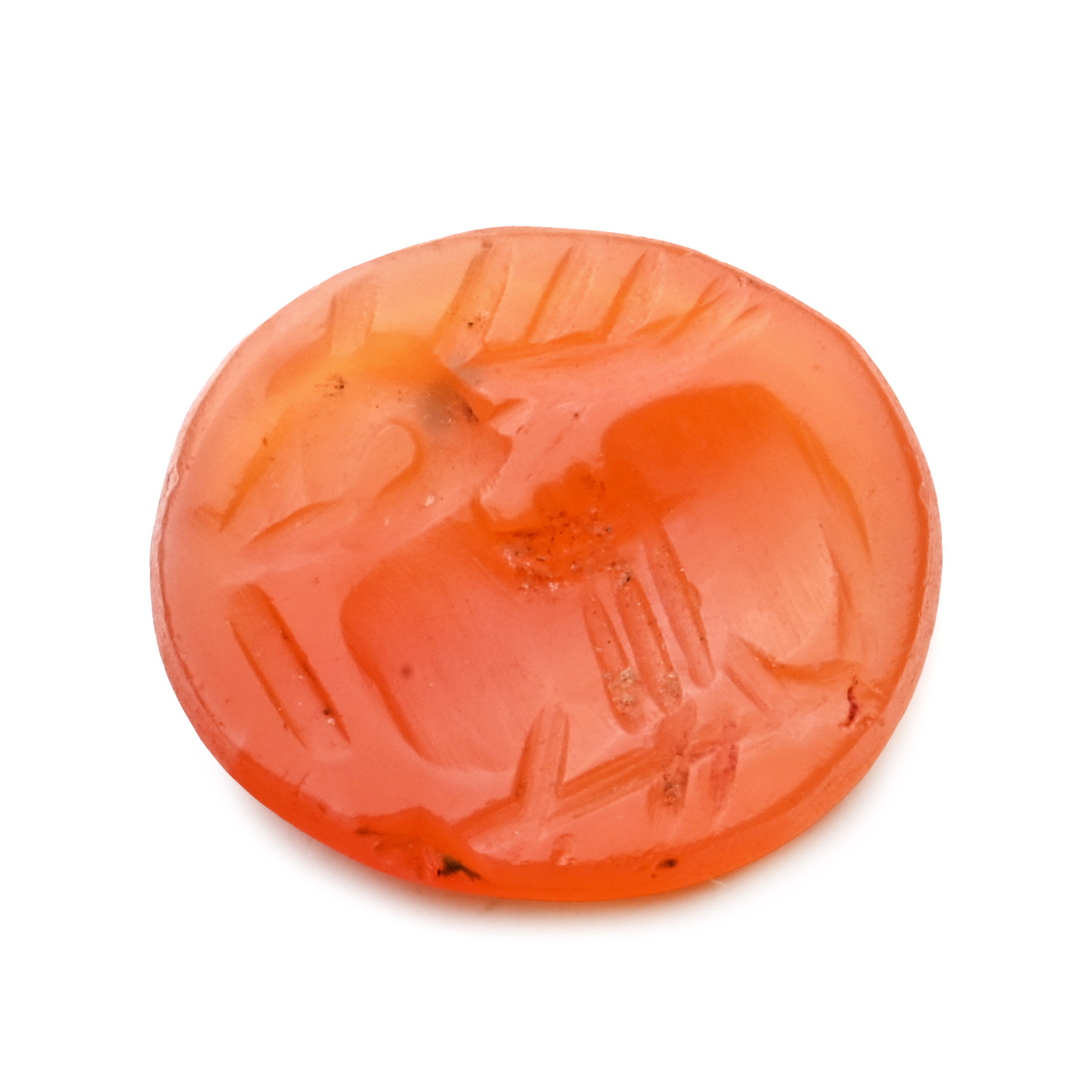 Eastern Roman Carnelian Gemstone with Stag