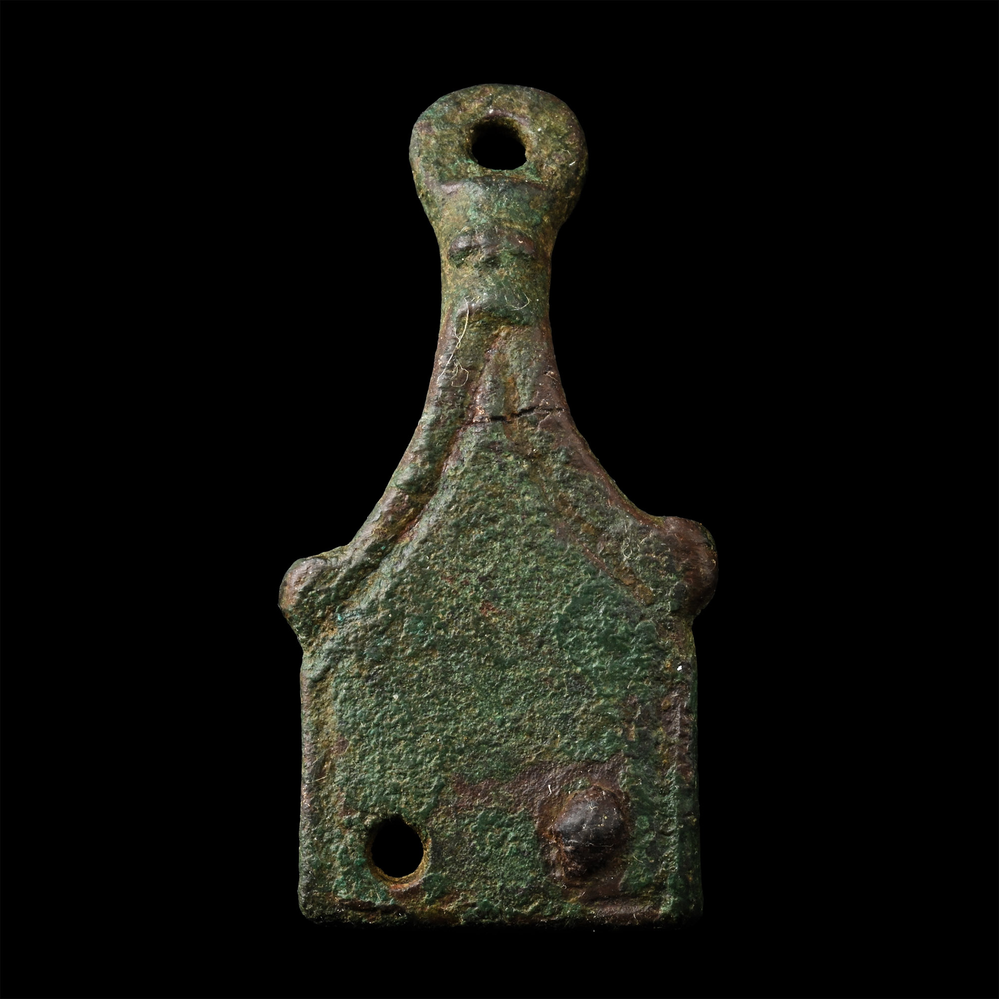 Anglo-Scandinavian Viking Bronze Horse Stirrup Apex Mount