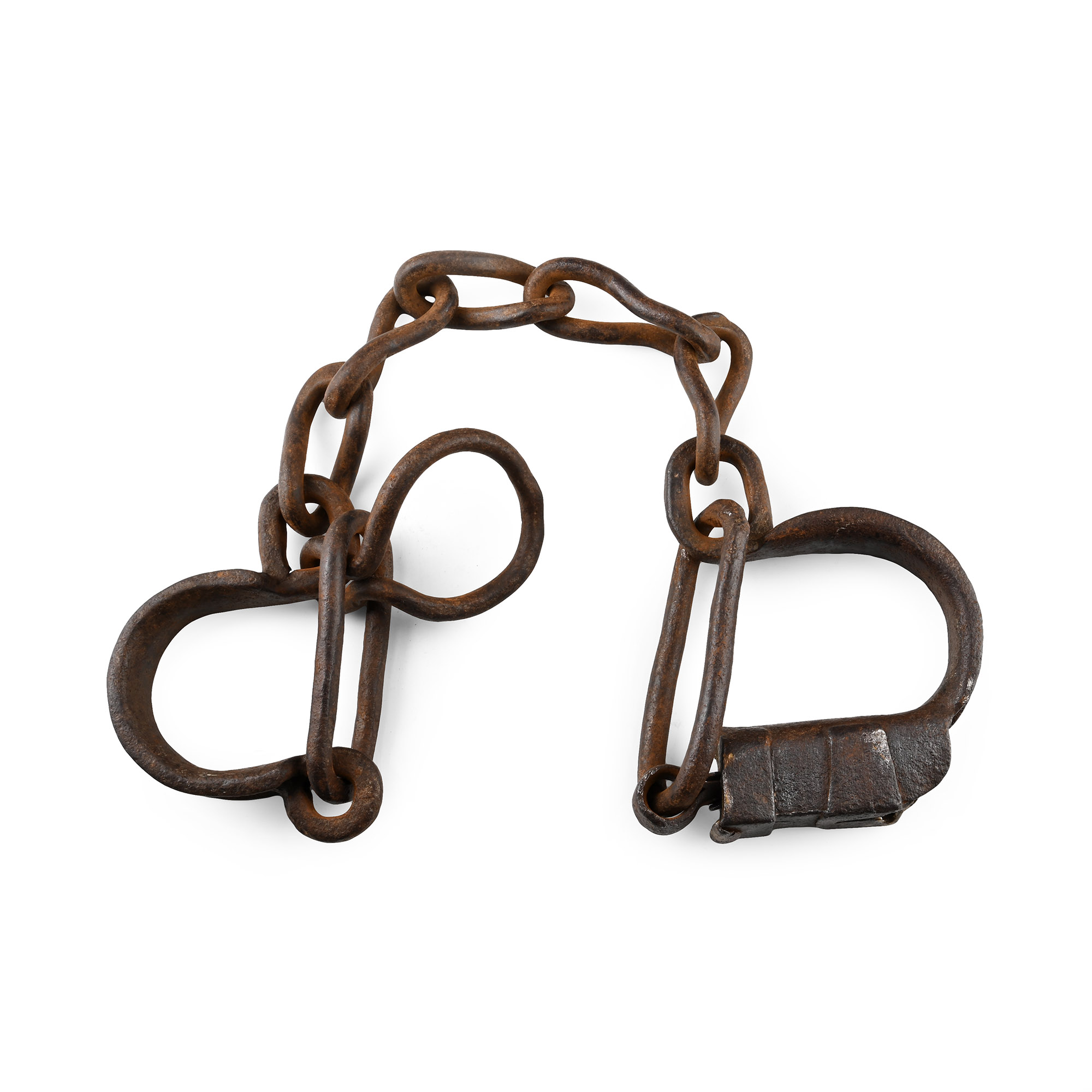 Slave Trade Iron Chained Ankle Shackles
