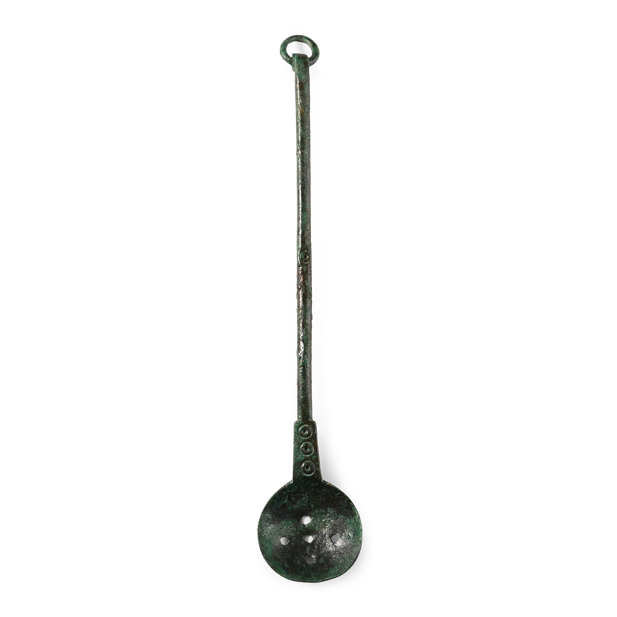 Saxon Bronze Strainer Spoon