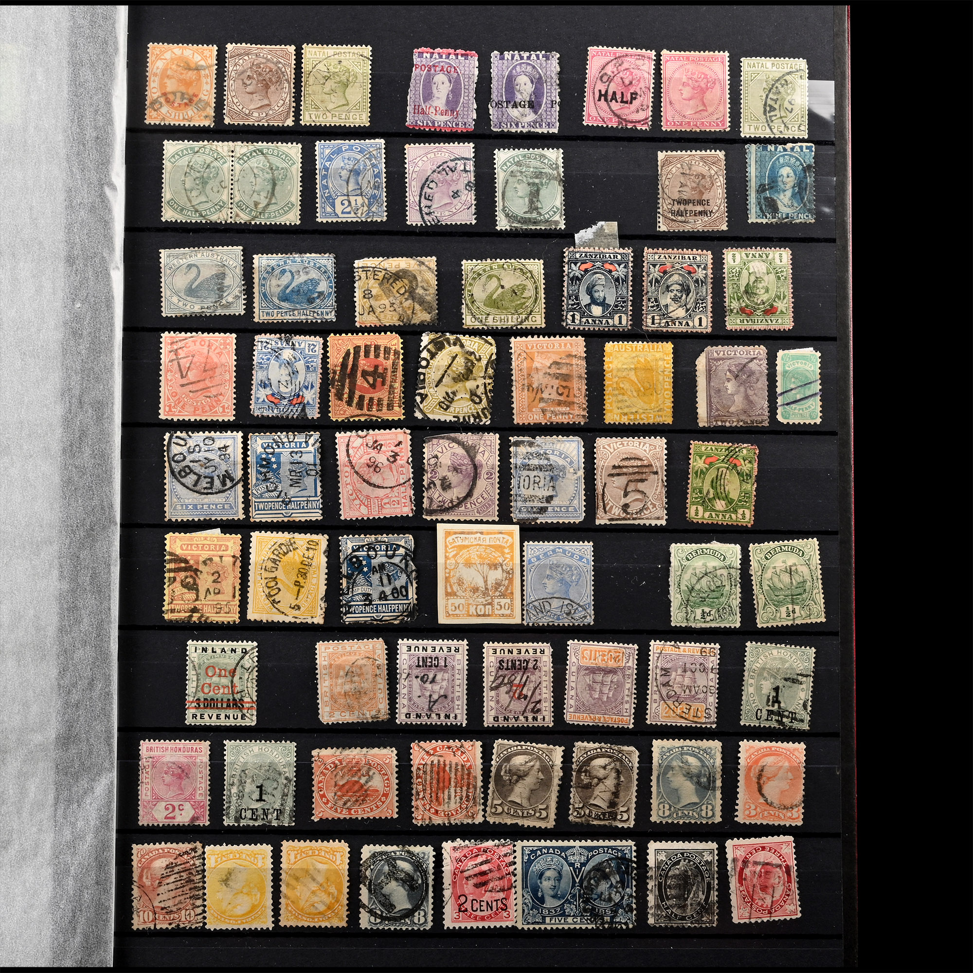 Mixed Group of Early Commonwealth Stamps Including Australian & New Zealand