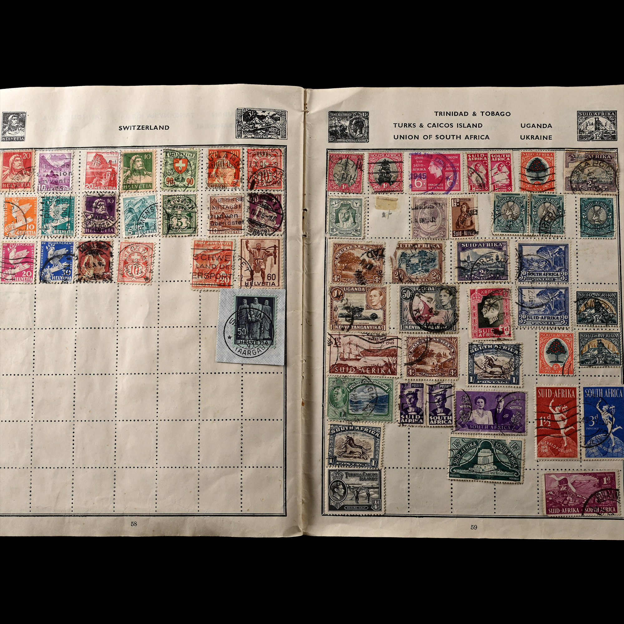 Group of World Stamp Albums