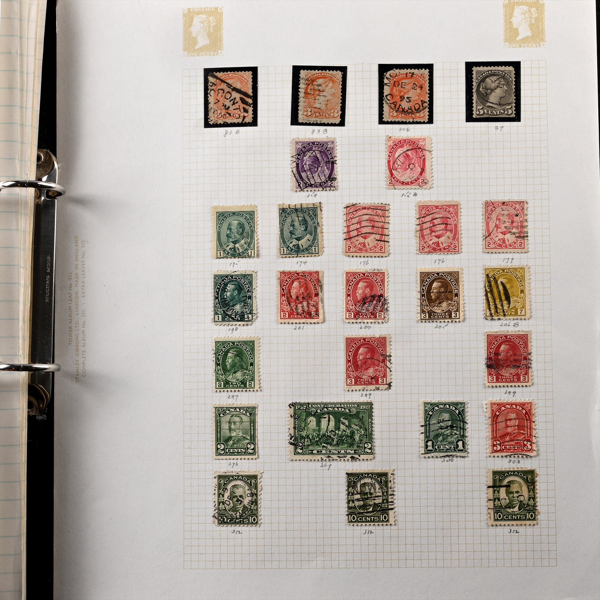 Mixed Group of Canadian Stamps in Albums