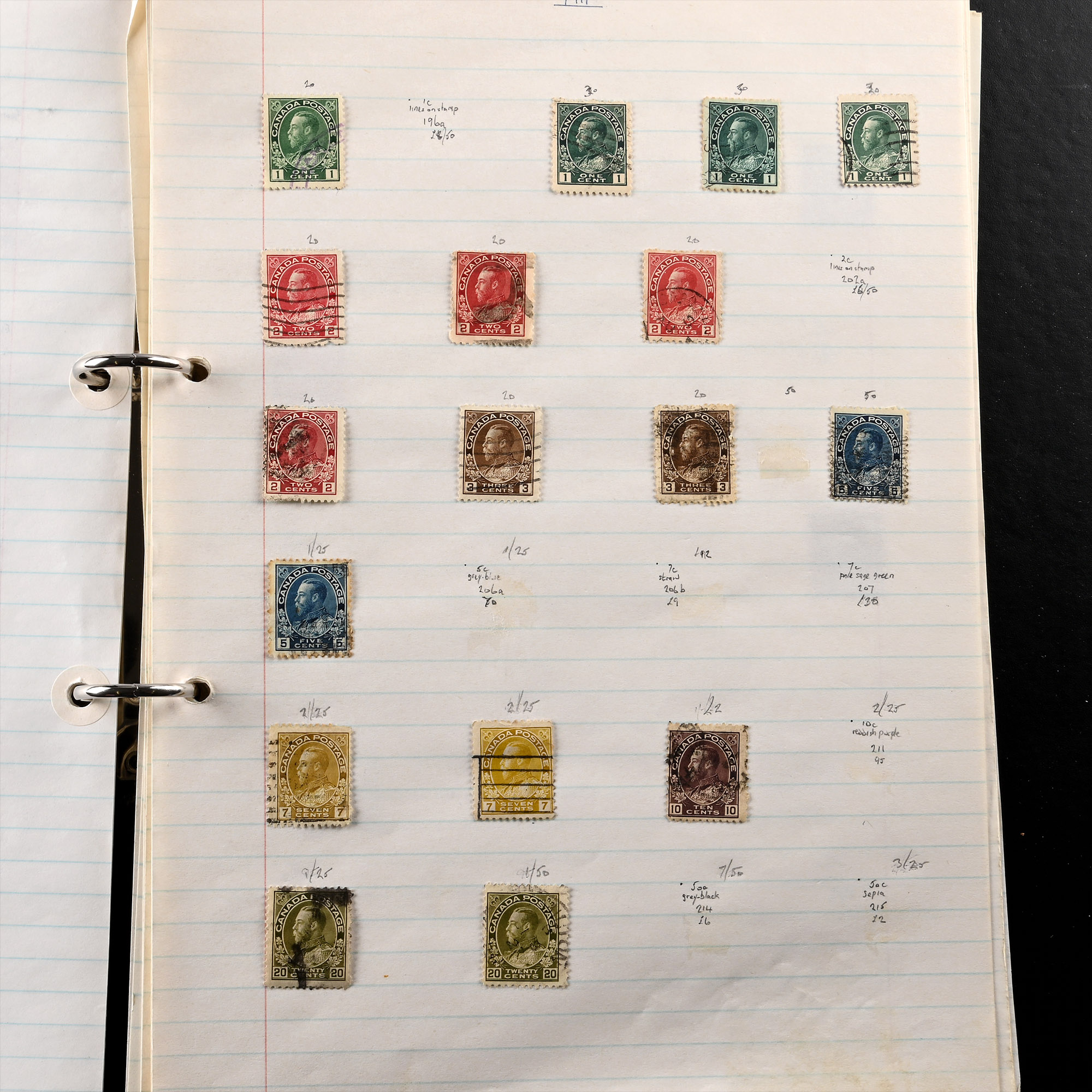 Mixed Group of Canadian Stamps in Albums