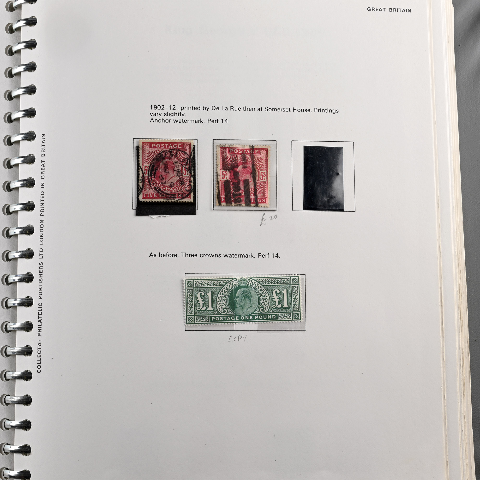Great Britain Stamp Album