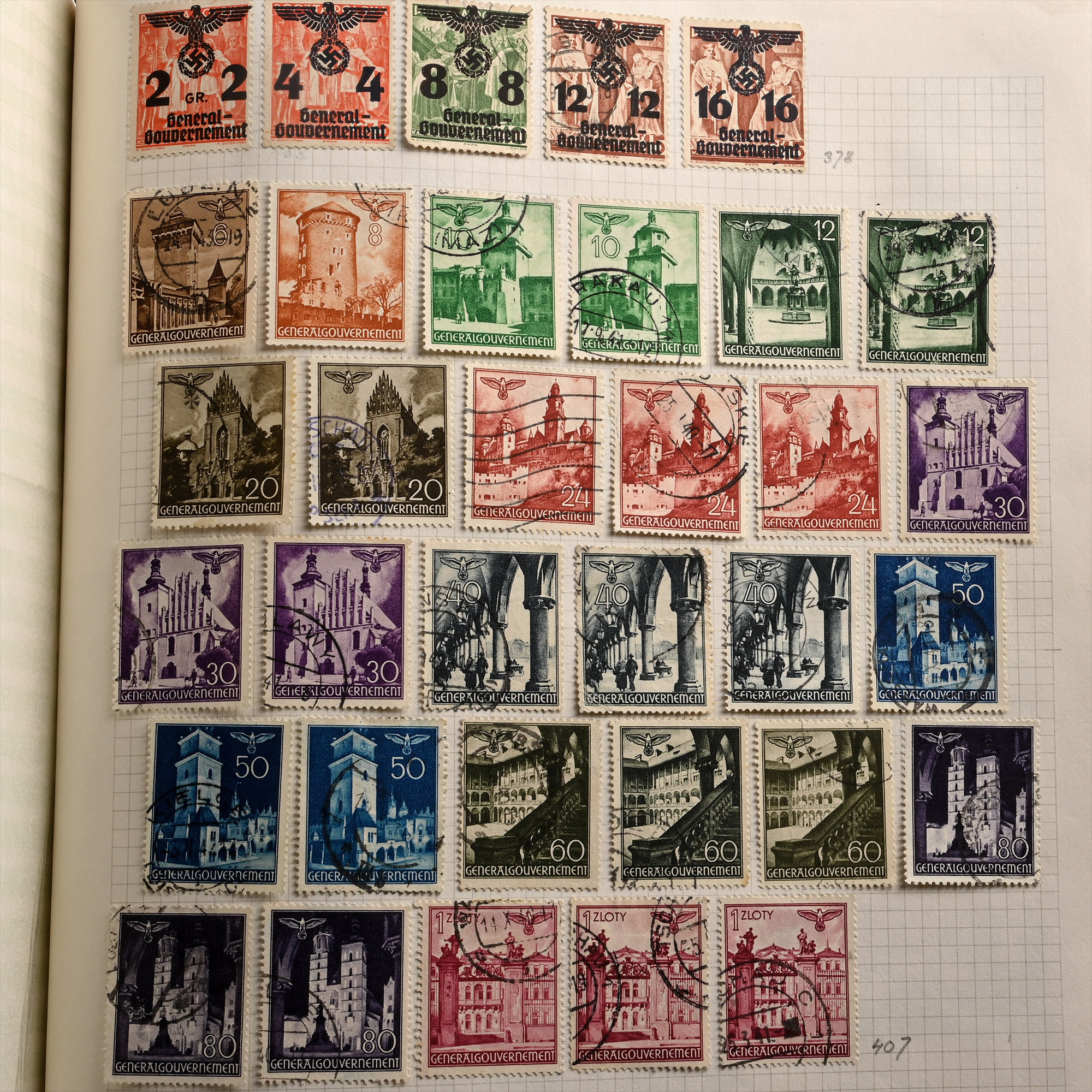 Mixed Group of Stamp Albums Mostly Poland and Great Britain