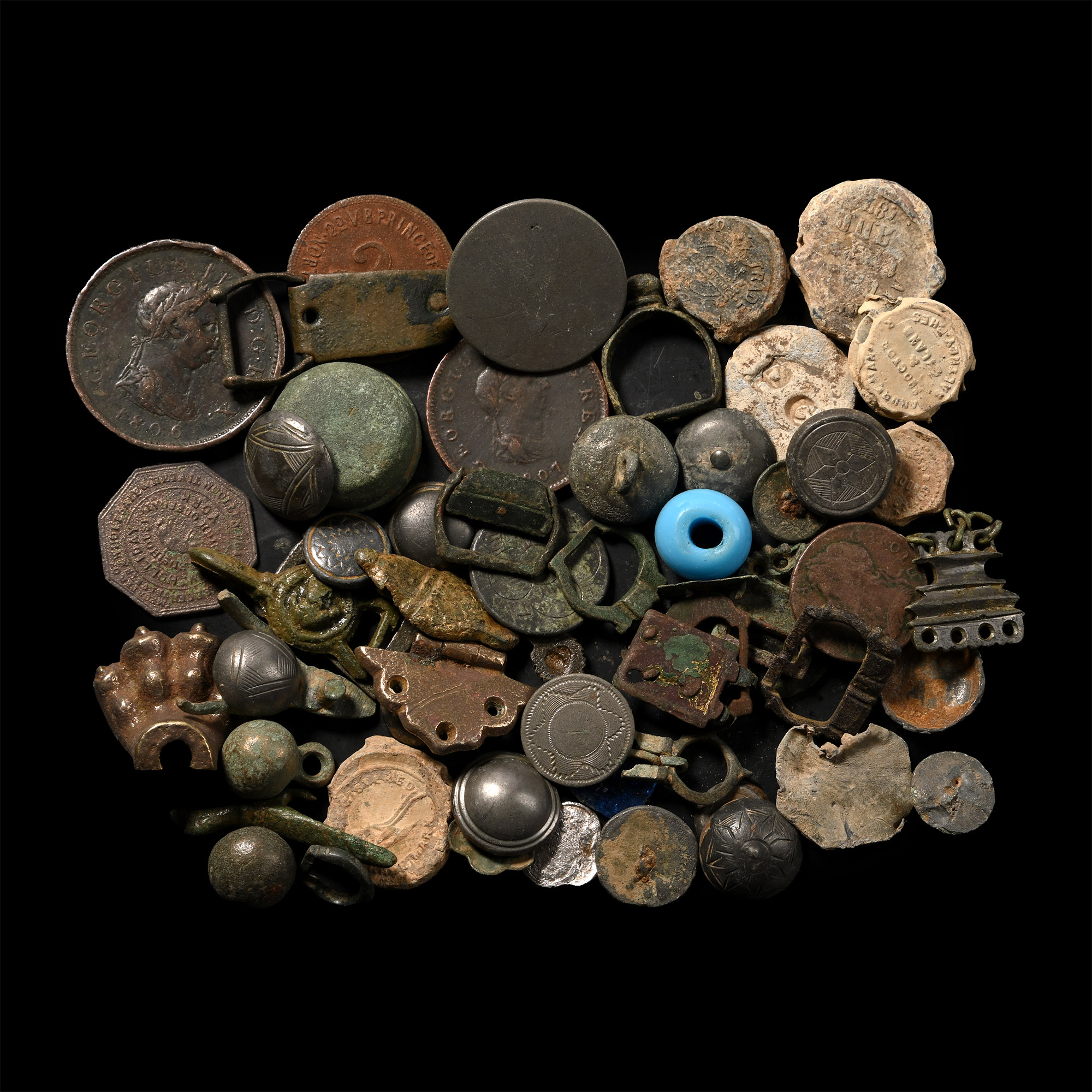 Medieval and Later Bronze and Other Artefact Group
