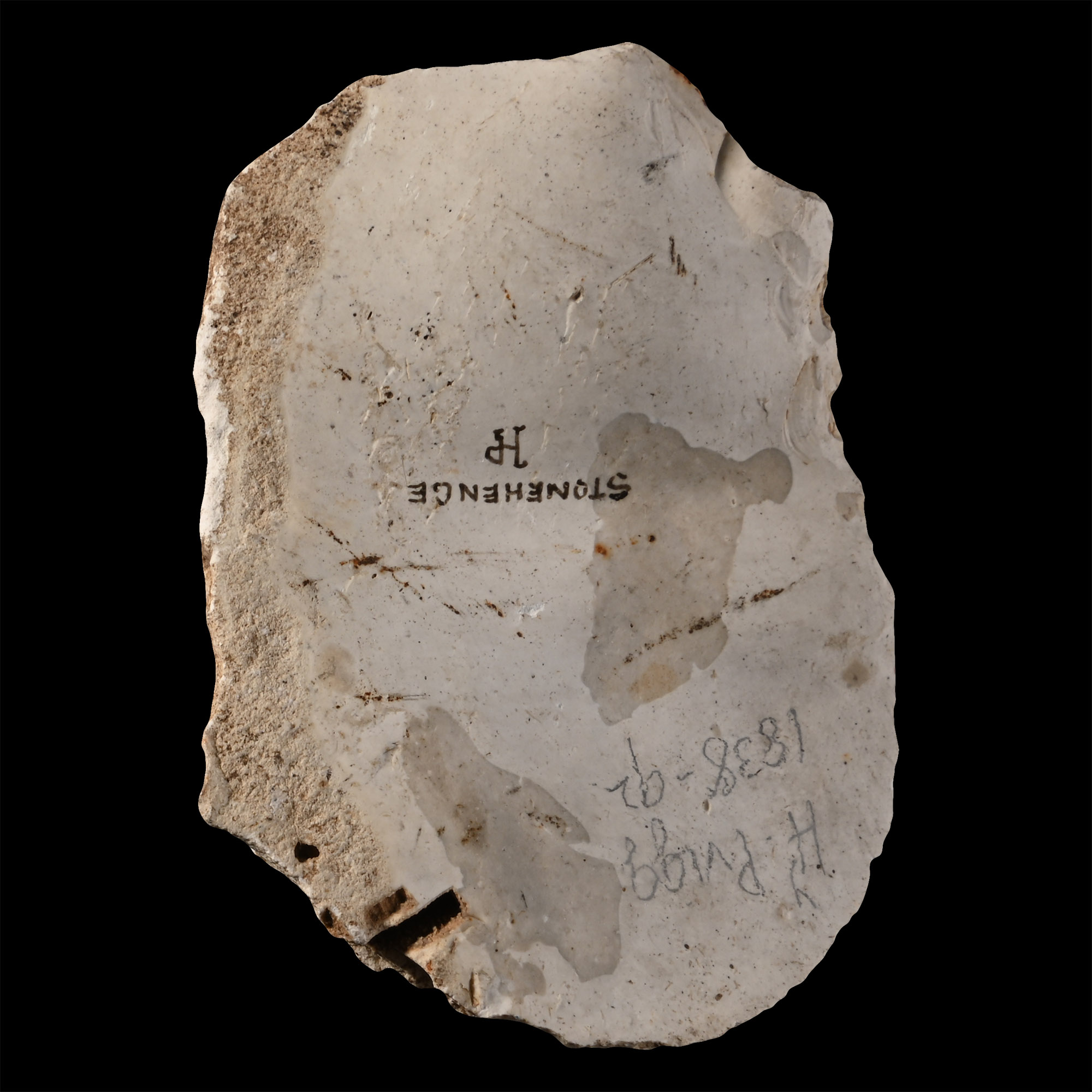 Stonehenge Flint Stone Age Scraper with H Prigg's 'HP' Monogram