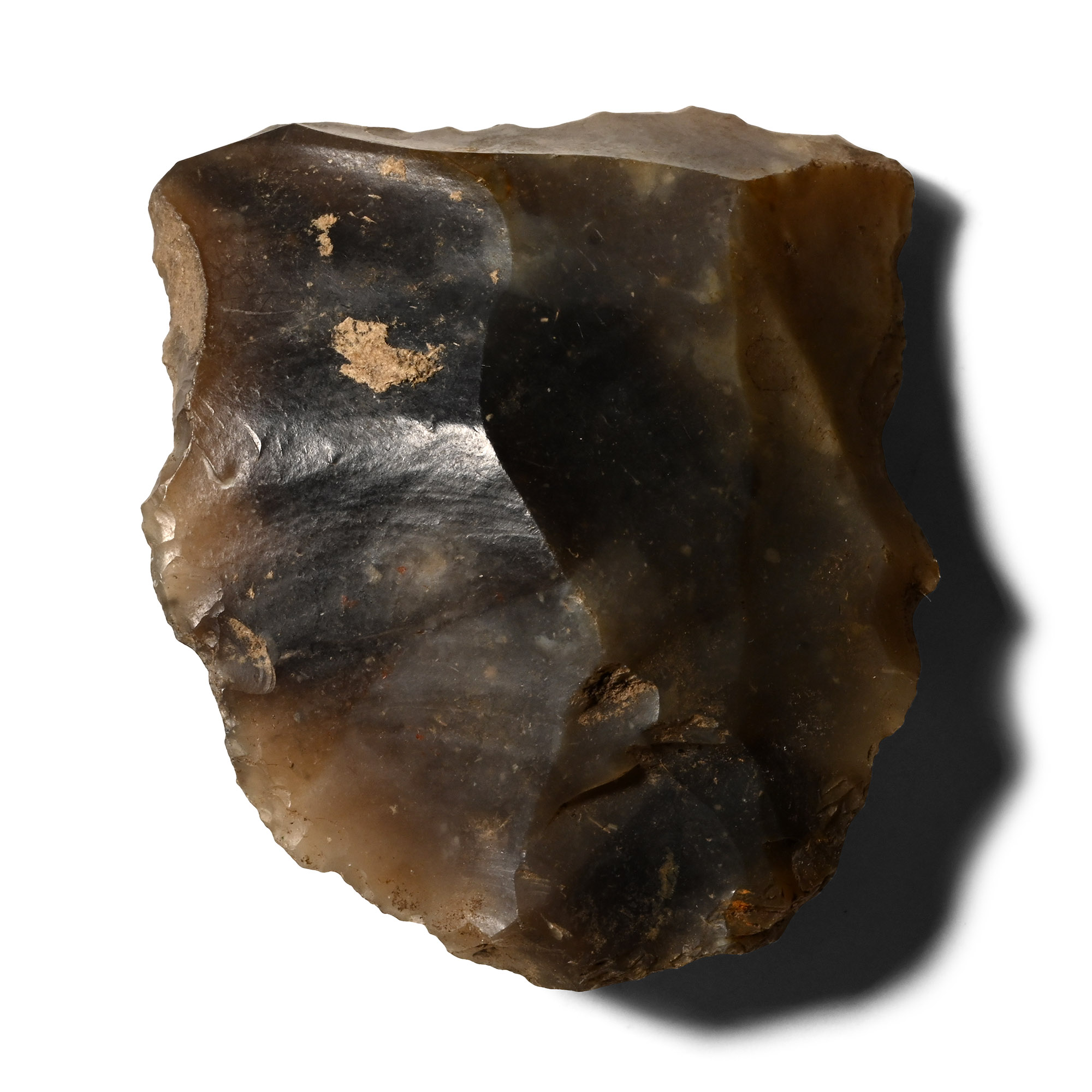 Farnham Stone Age Knapped Flint Scraper