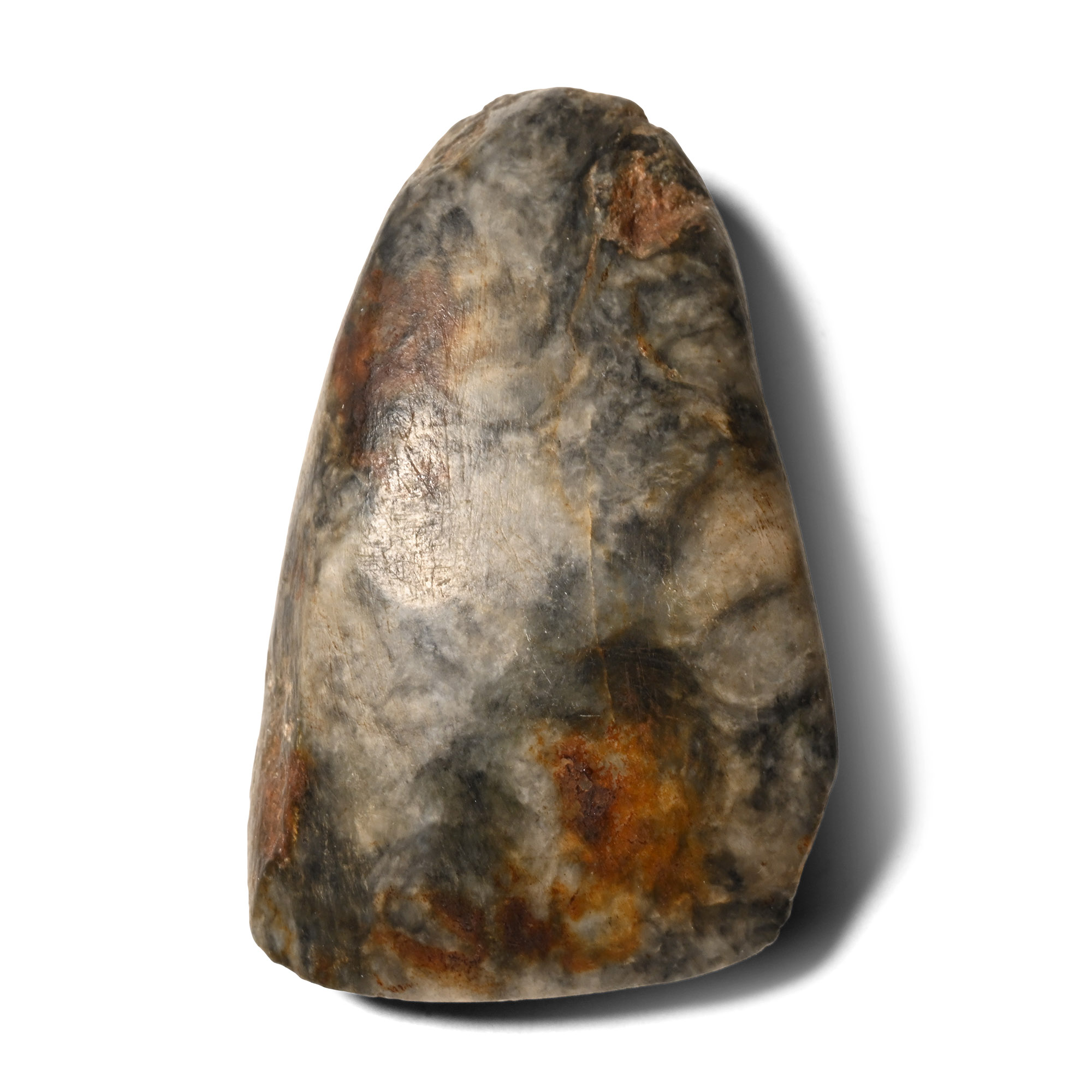 Fawcett Collection French Small Polished Axehead with Fawcett Monogram