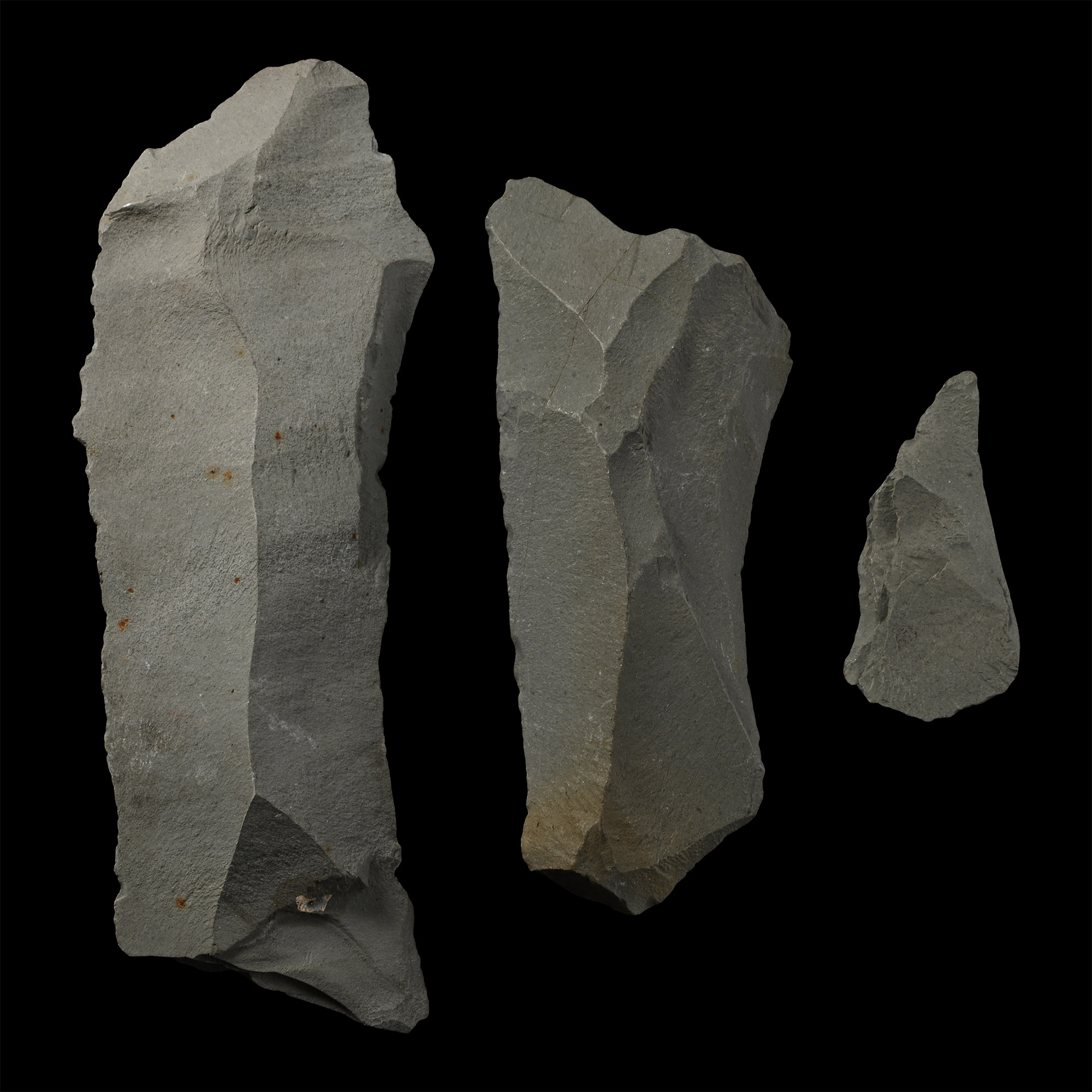 Stone Age Sickle Blade Group Each Marked 'Pike O' Stickle'