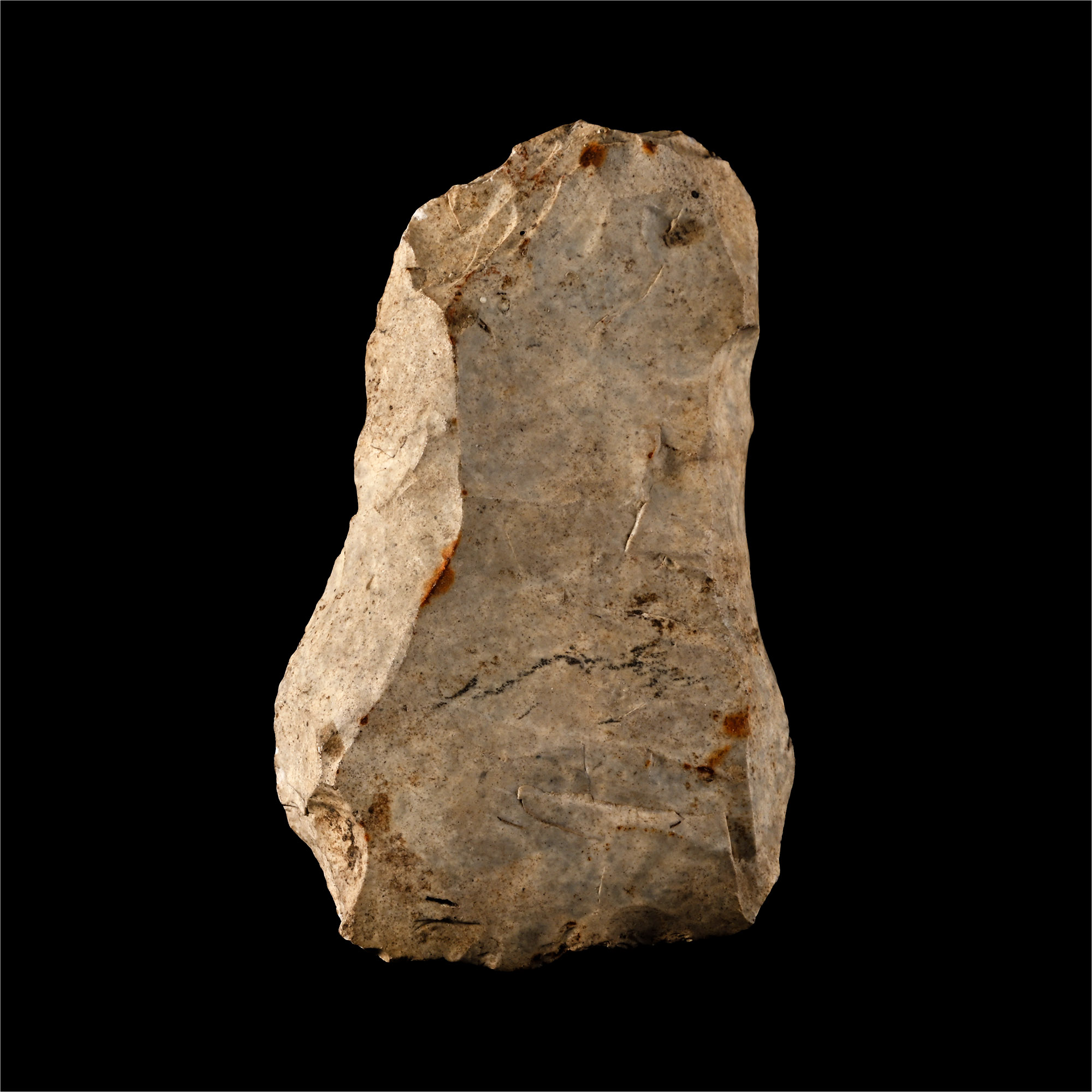 Danish Stone Age Knapped Flint Chisel From Meilgaard