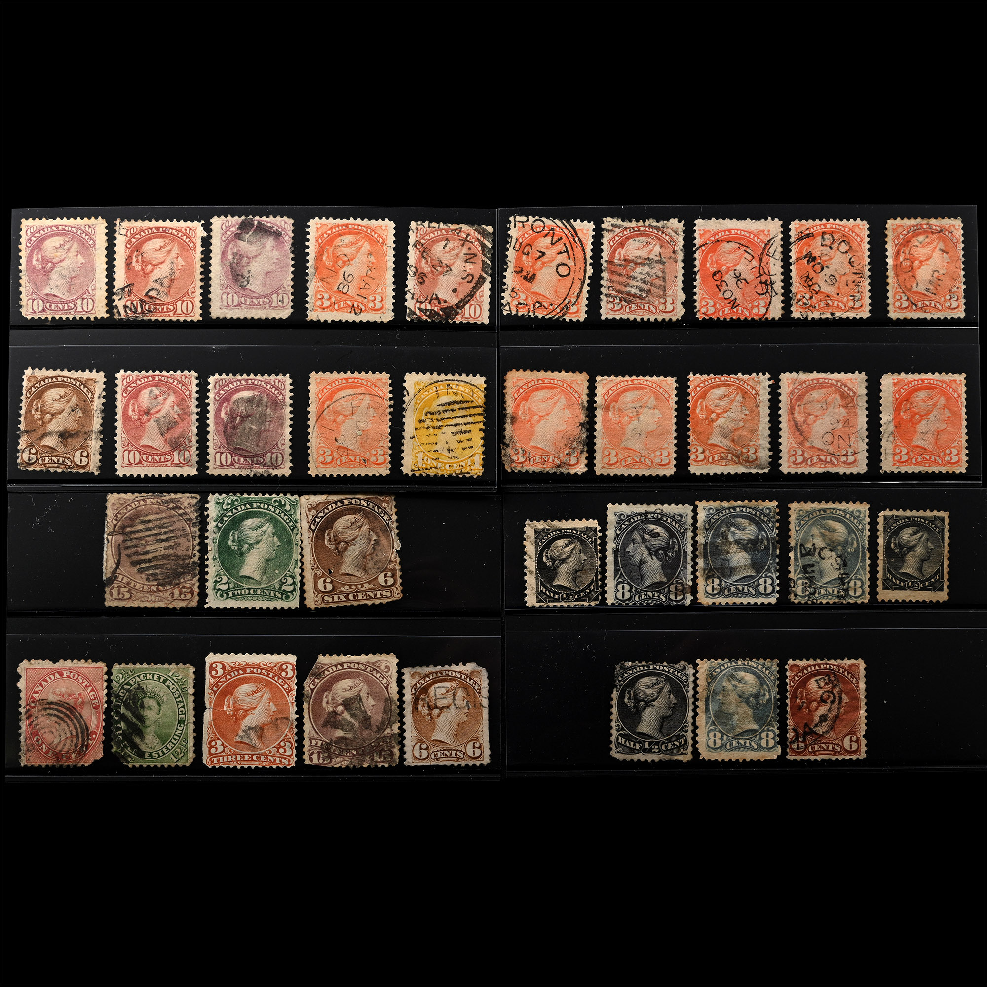 Canada Victorian Postage Stamp Group