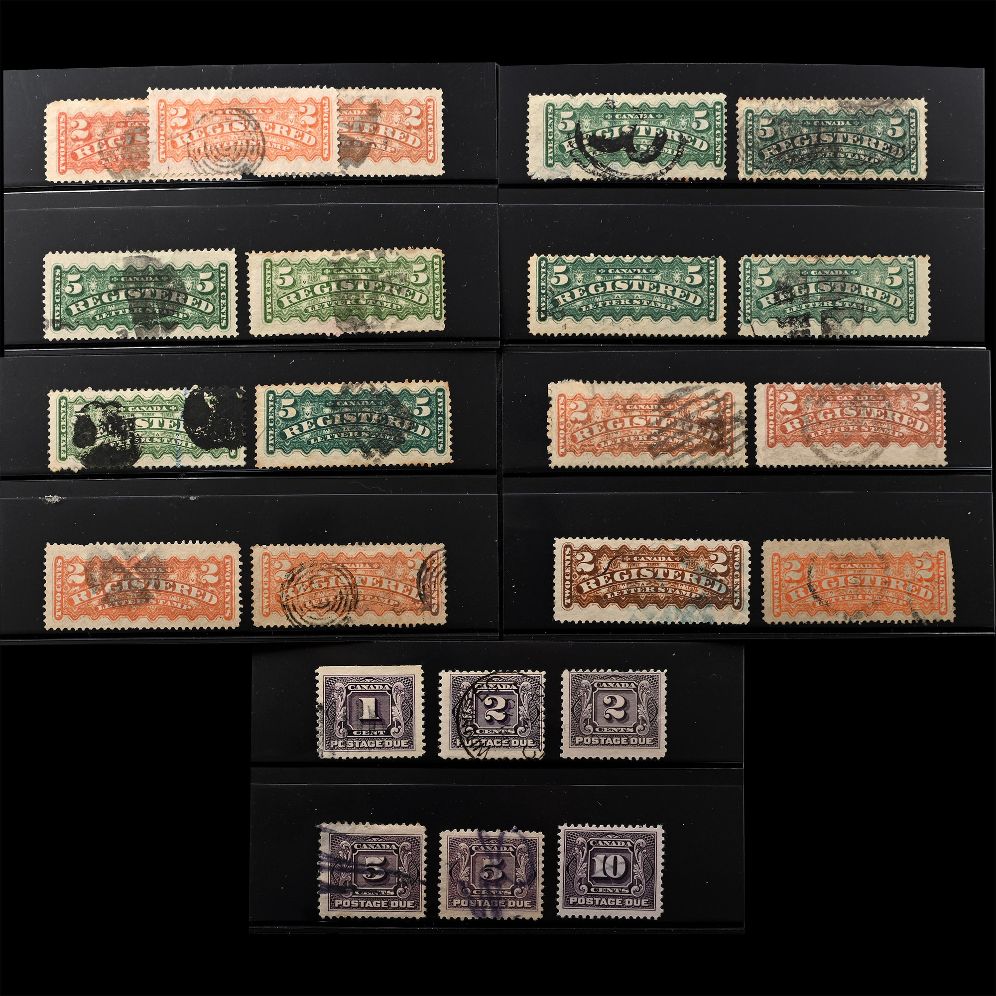 Canada Victorian Postage Stamp Collection