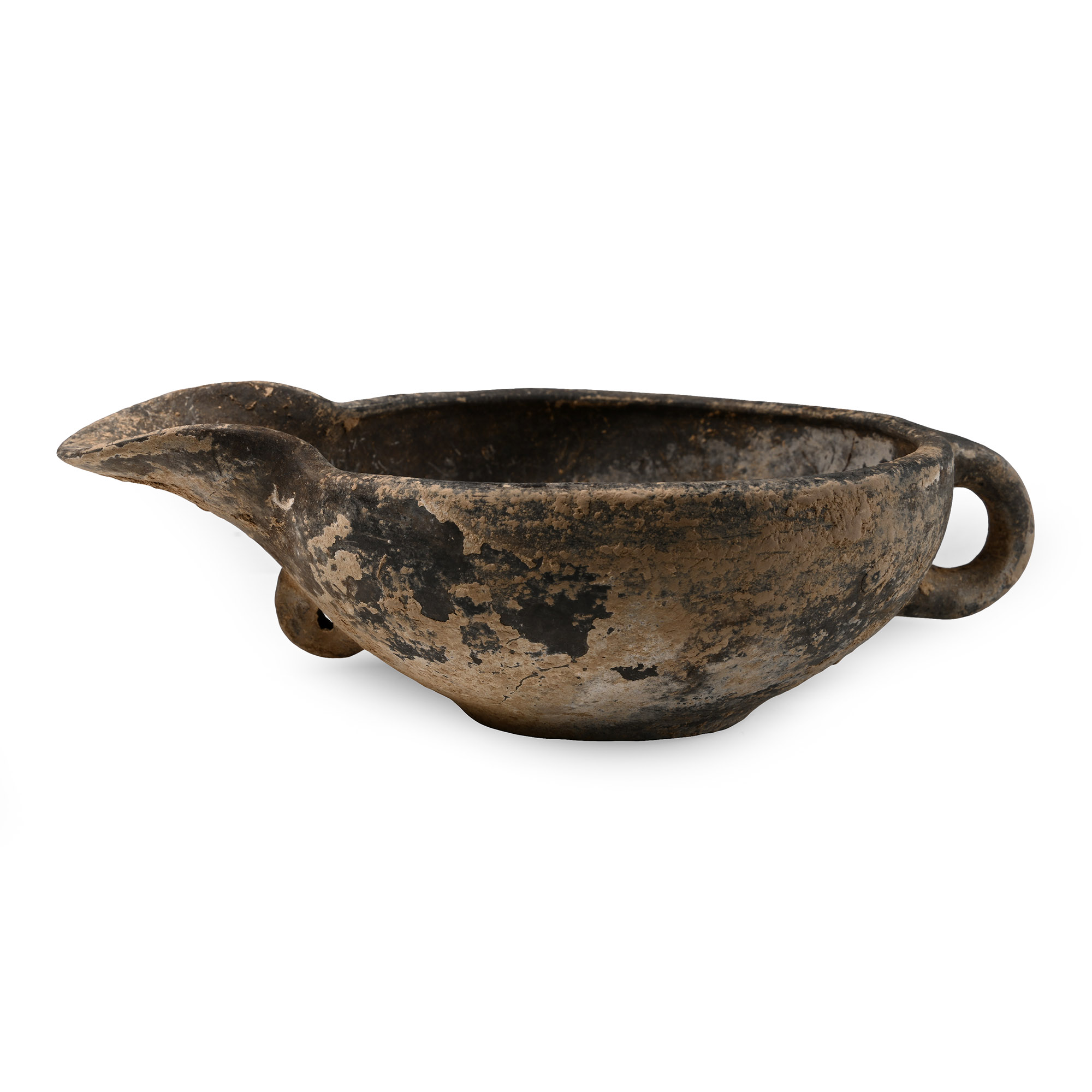 Large Western Asiatic Grey Ware Dipper Cup