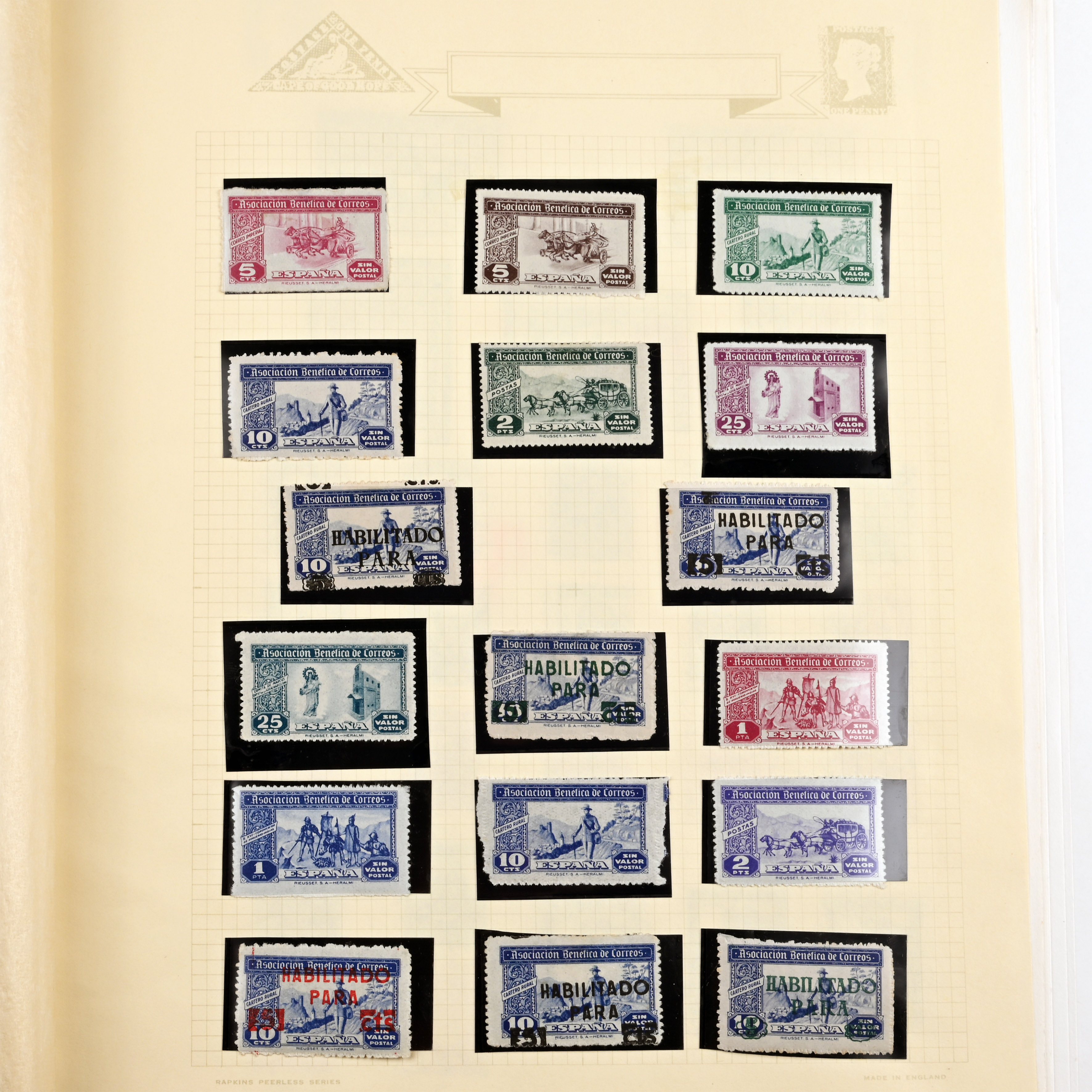 Loose Leaf Album World Stamp Collection