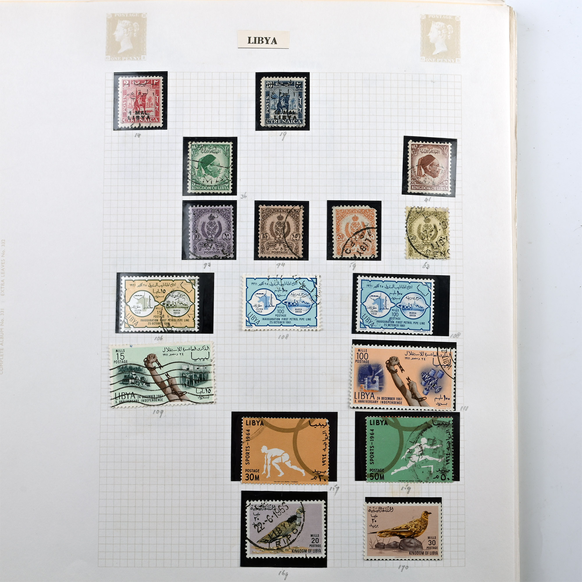 Loose Leaf Album World Stamp Collection