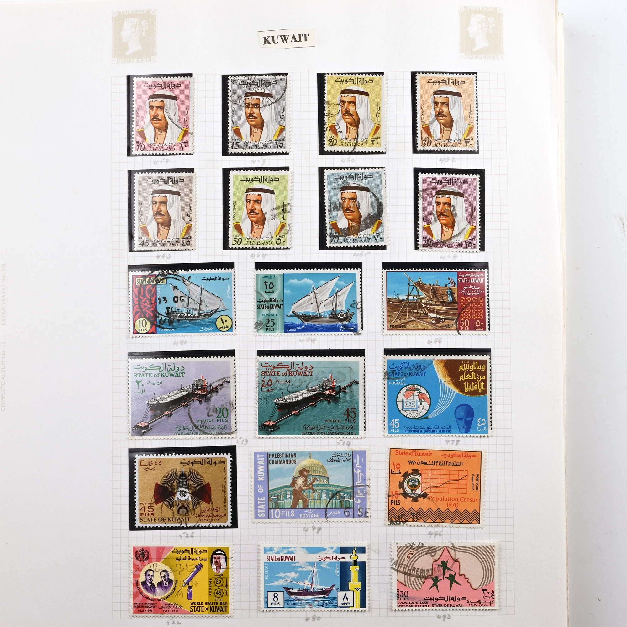 Loose Leaf Album World Stamp Collection
