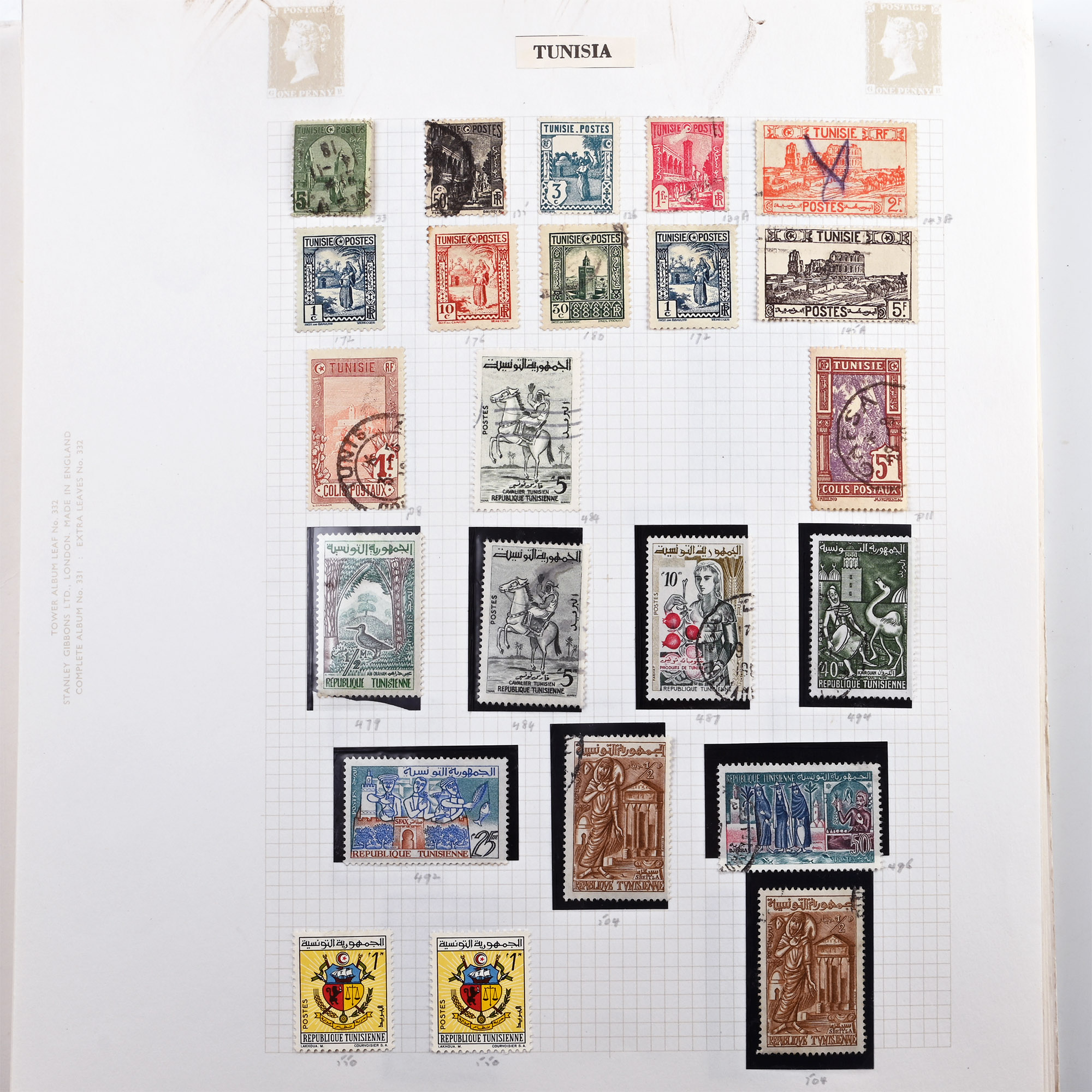 Loose Leaf Album World Stamp Collection
