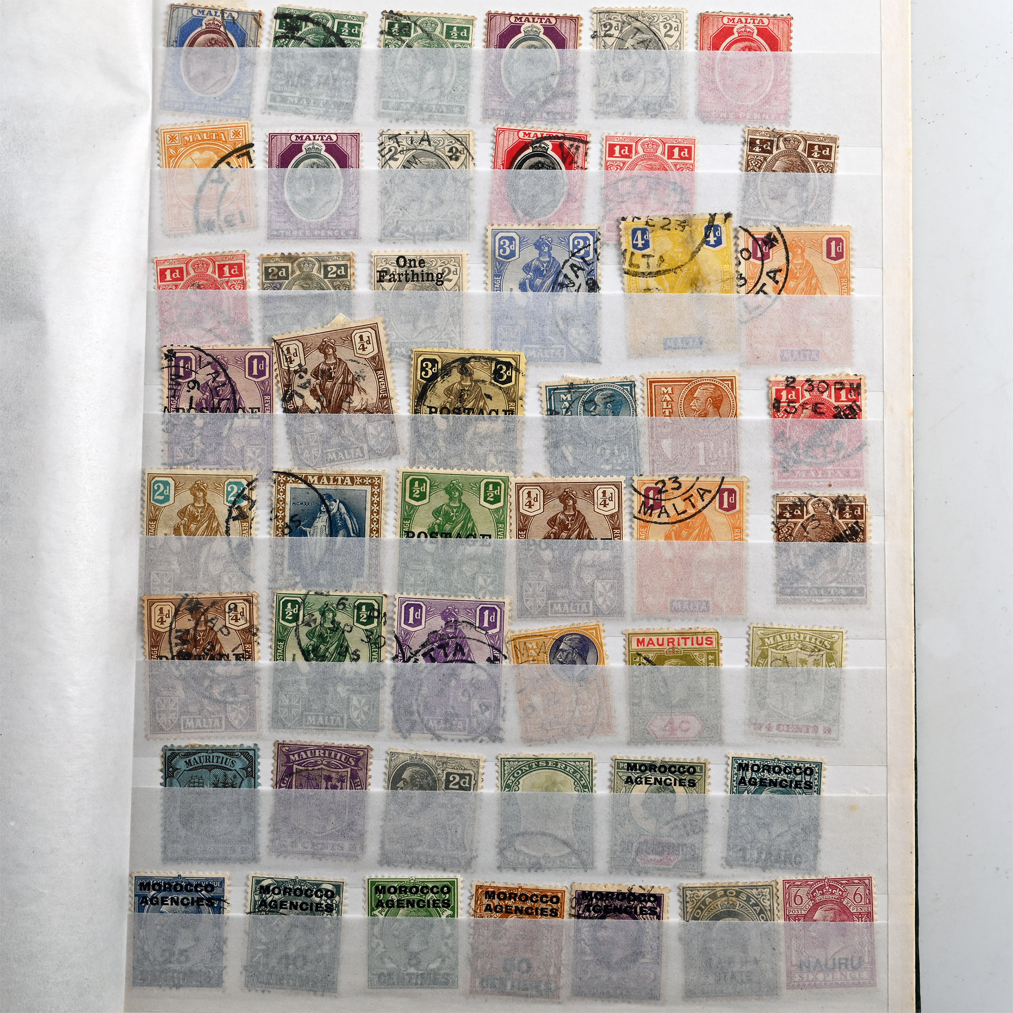 Commonwealth and Other Stamp Stock Book