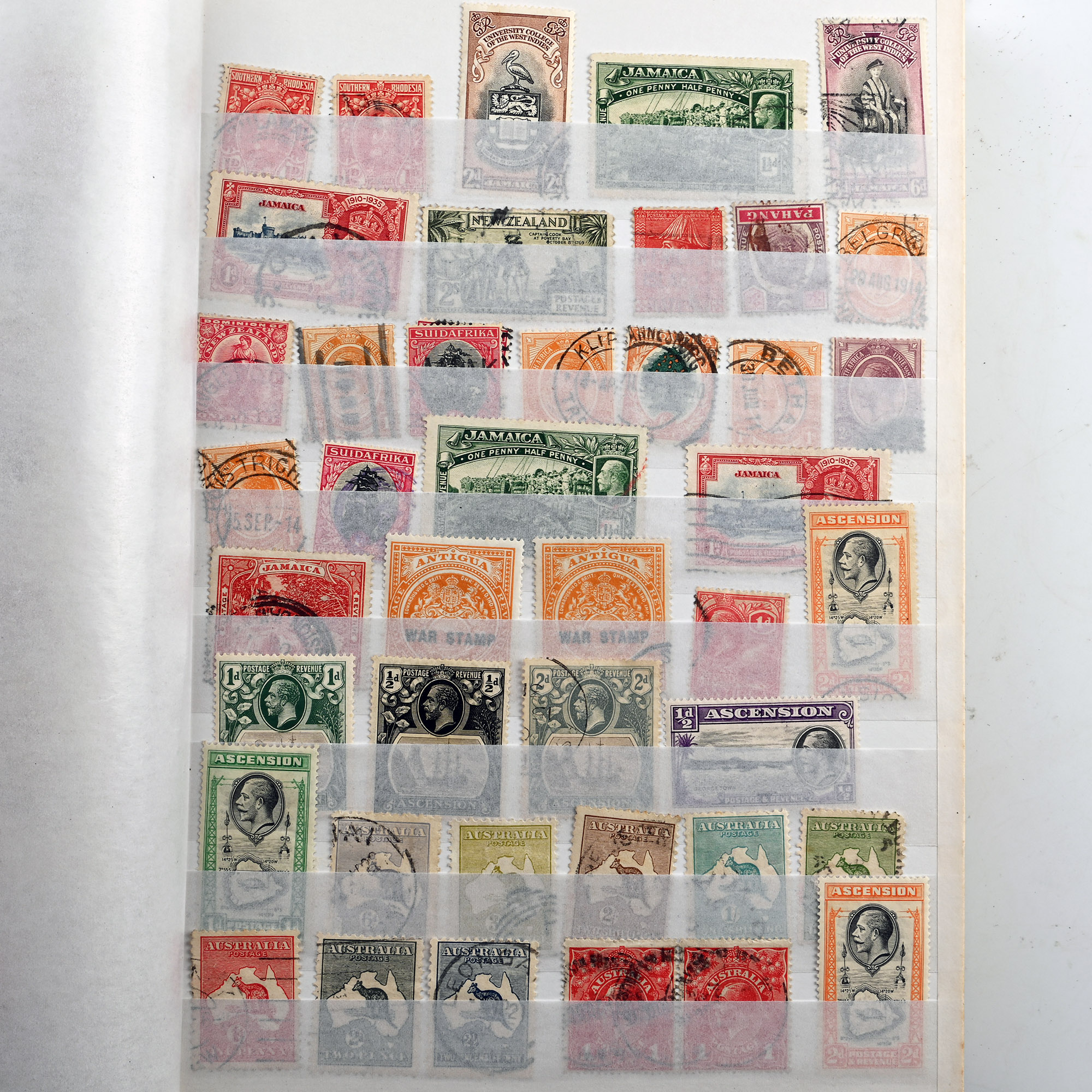 Commonwealth and Other Stamp Stock Book