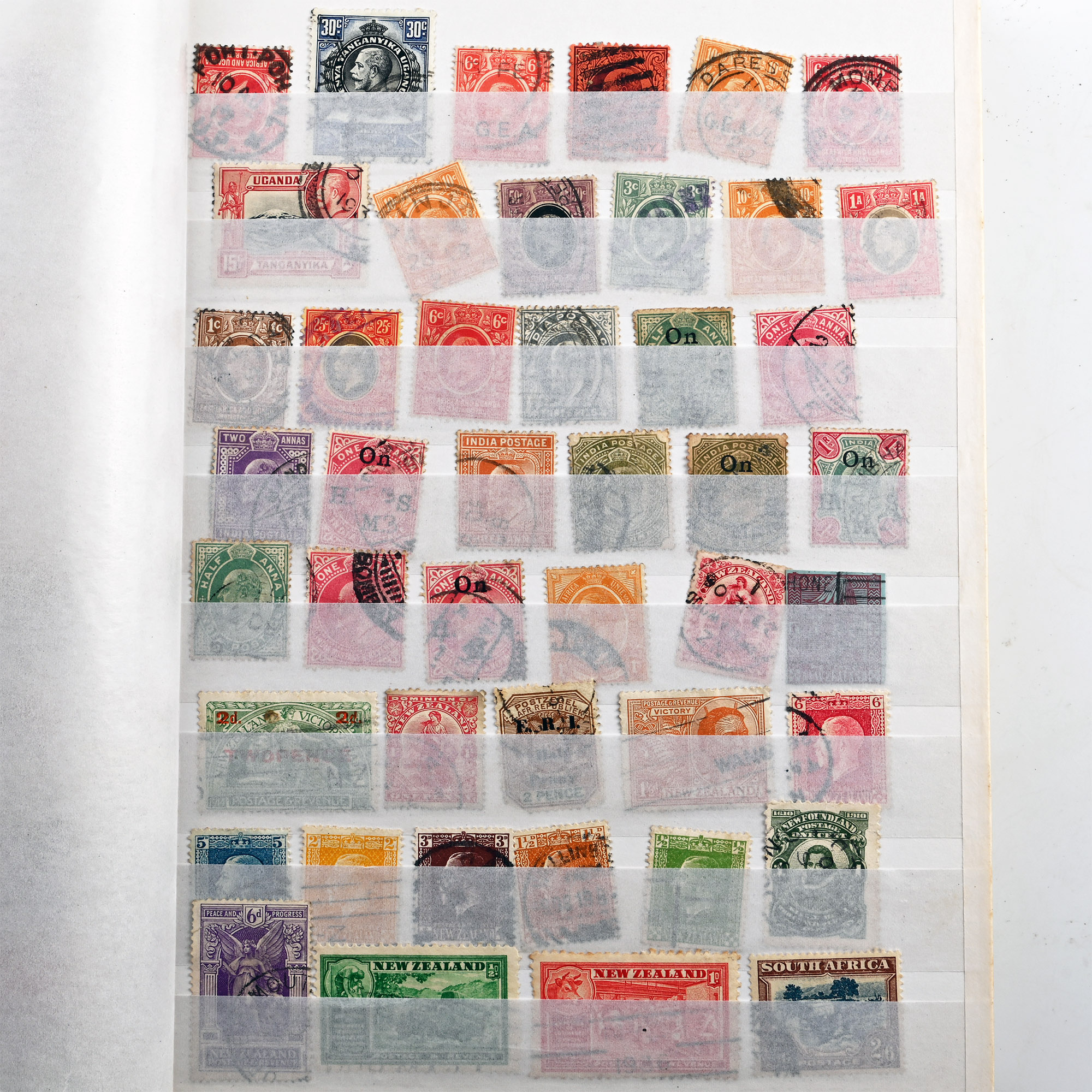 Commonwealth and Other Stamp Stock Book